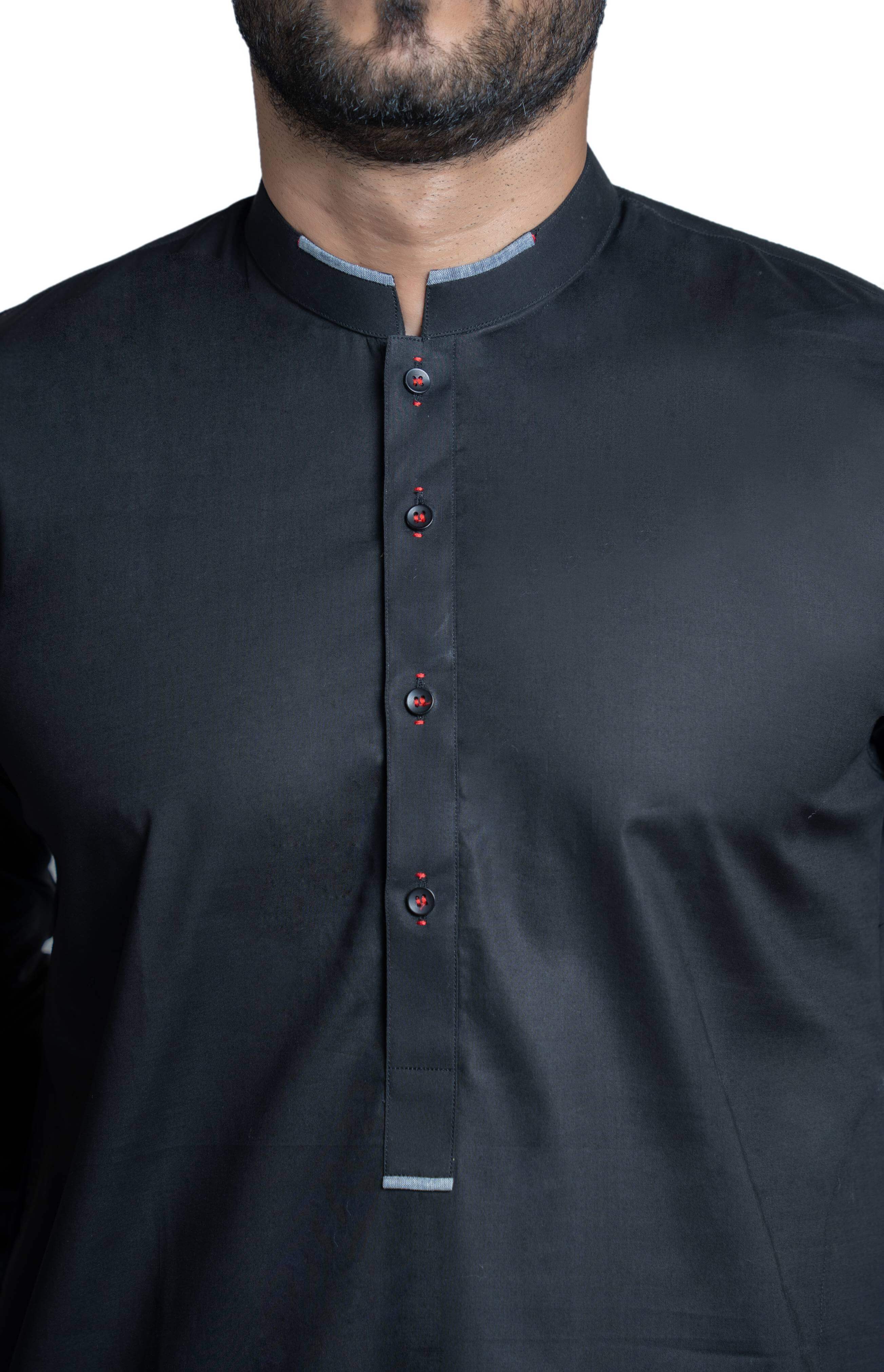 Elegant Viscose Cotton Blend Black Kurta and Pants Set for Women - Comfortable Ethnic Outfit for Festivals, Parties, and Casual Wear