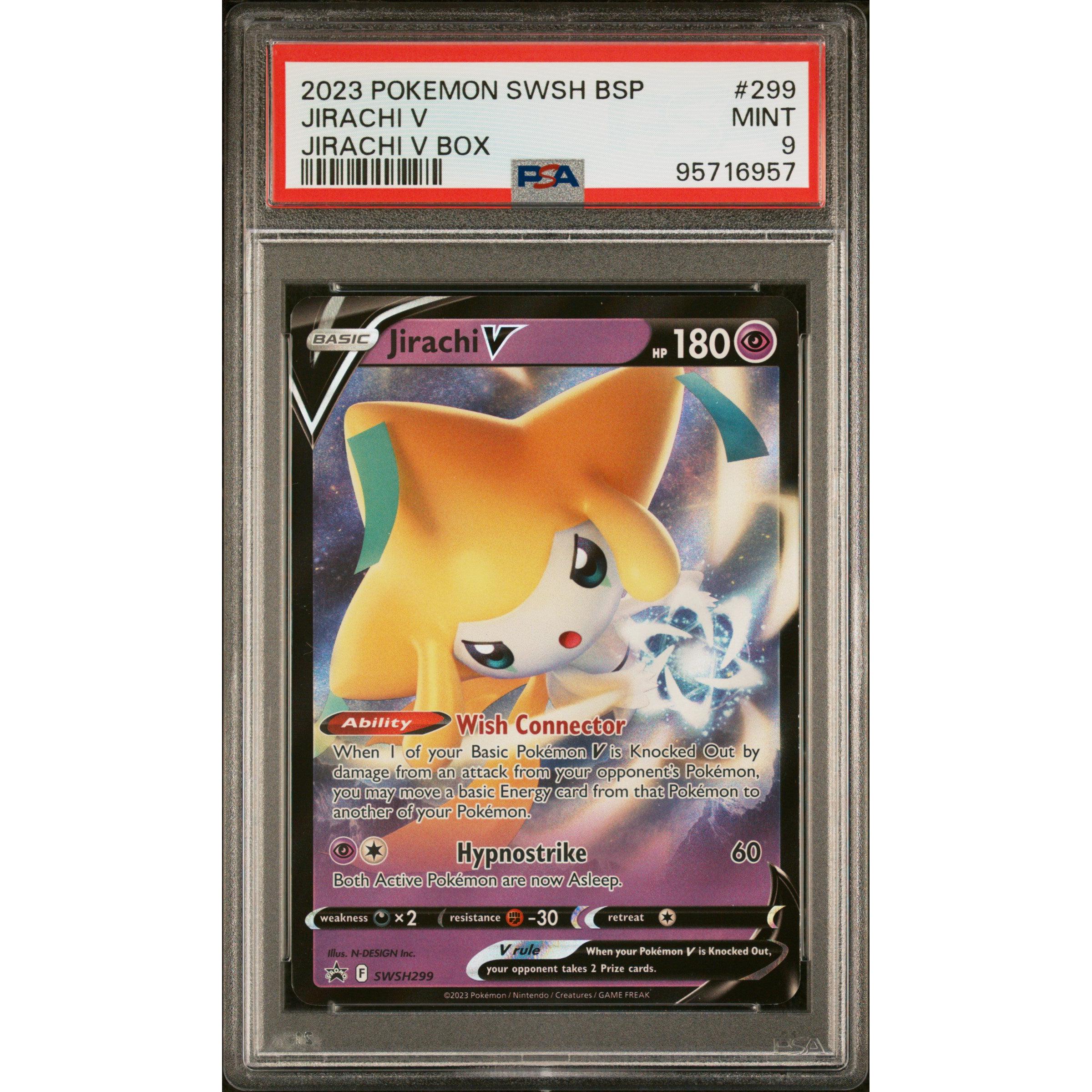 2023 Pokemon Sword & Shield Jirachi SWSH299 PSA 9 Promo Card - Rare Collectible for Trading Card Game (TCG) Battles & Pokemon Card Collection Displays