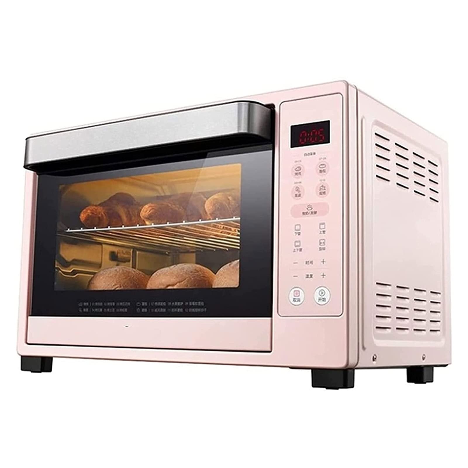 35L Air Fryer Convection Oven with Rotisserie - Retro Countertop Electric Mini Oven for Healthy Oil-Free Cooking | Bake, Broil, Roast, Grill, Reheat & Warm | Perfect for Small Kitchens, Dorms & RV Living