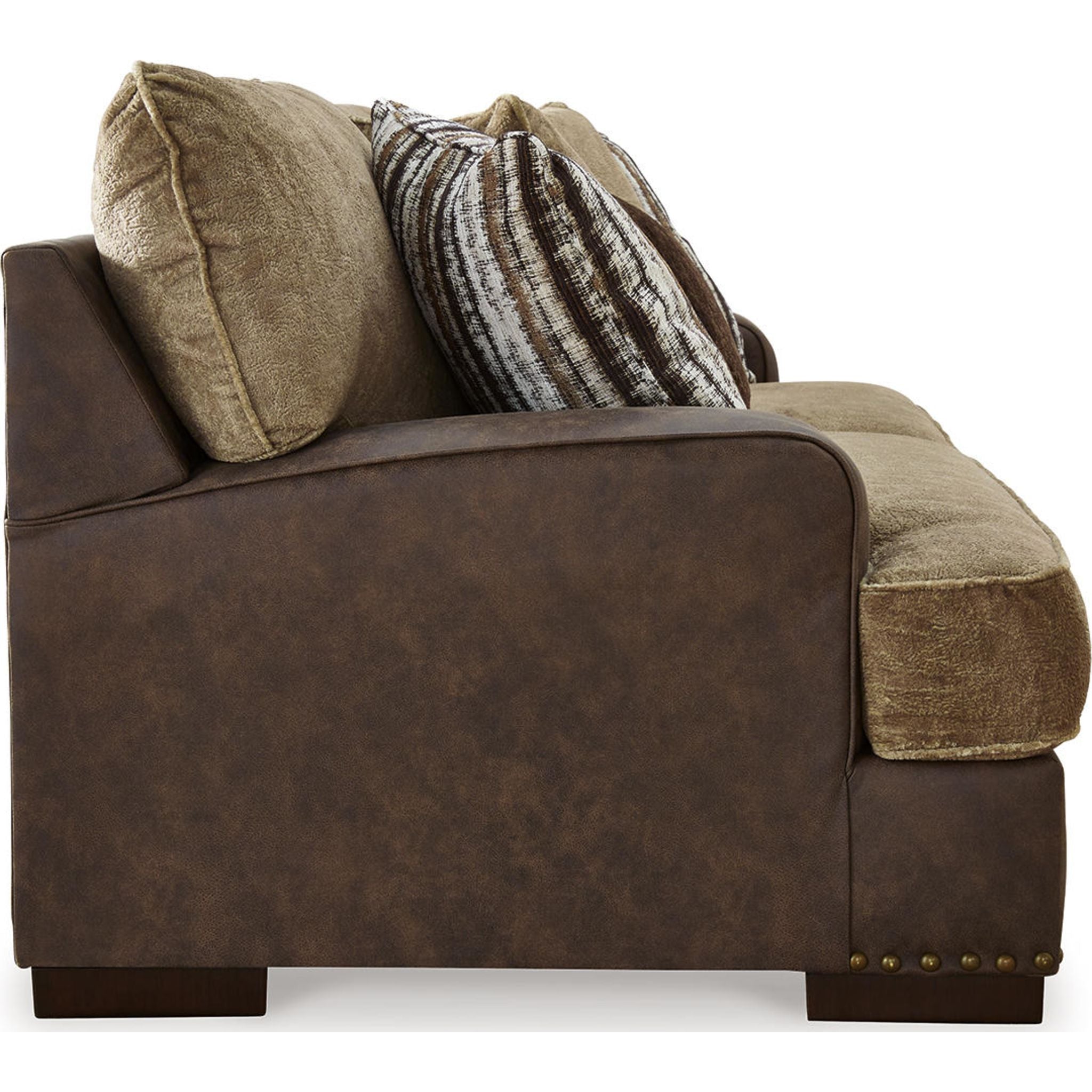 Comfortable Alesbury Sofa in Rich Chocolate Brown - Perfect for Living Room, Lounge & Family Gatherings