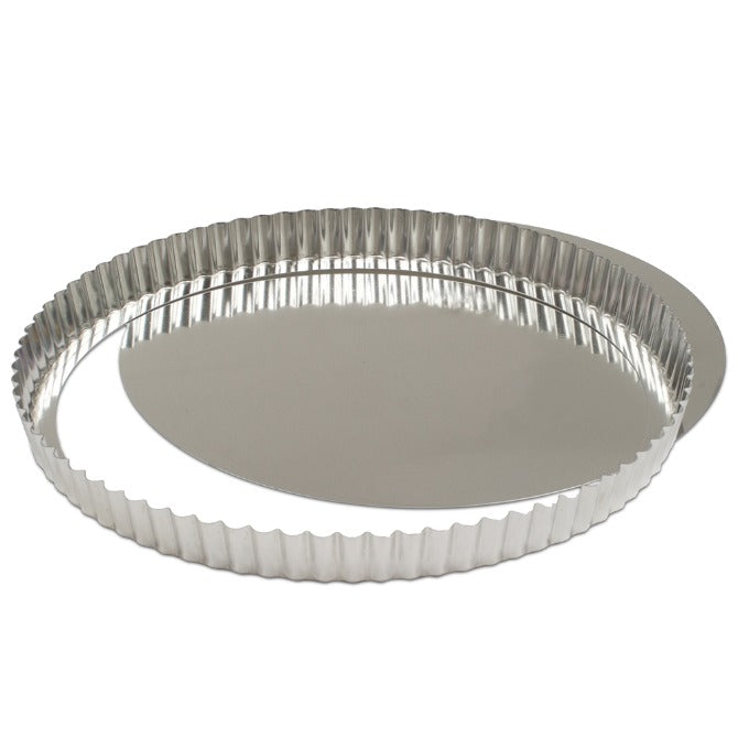 Removable Bottom Tartlette Pan - Nonstick Baking Tart Mold for Pies, Quiches & Desserts - Perfect for Home Baking, Parties & Holiday Treats