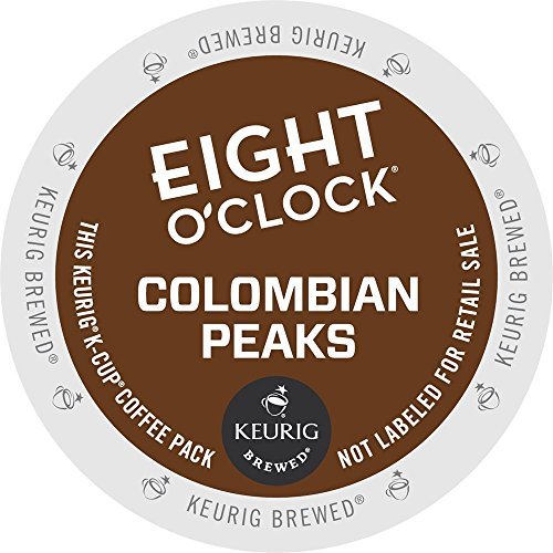 Eight O'Clock Coffee 100% Colombian K-Cups - 144 Count Box | Medium Roast Single-Serve Coffee Pods for Keurig Brewers | Perfect for Home, Office & Morning Brews