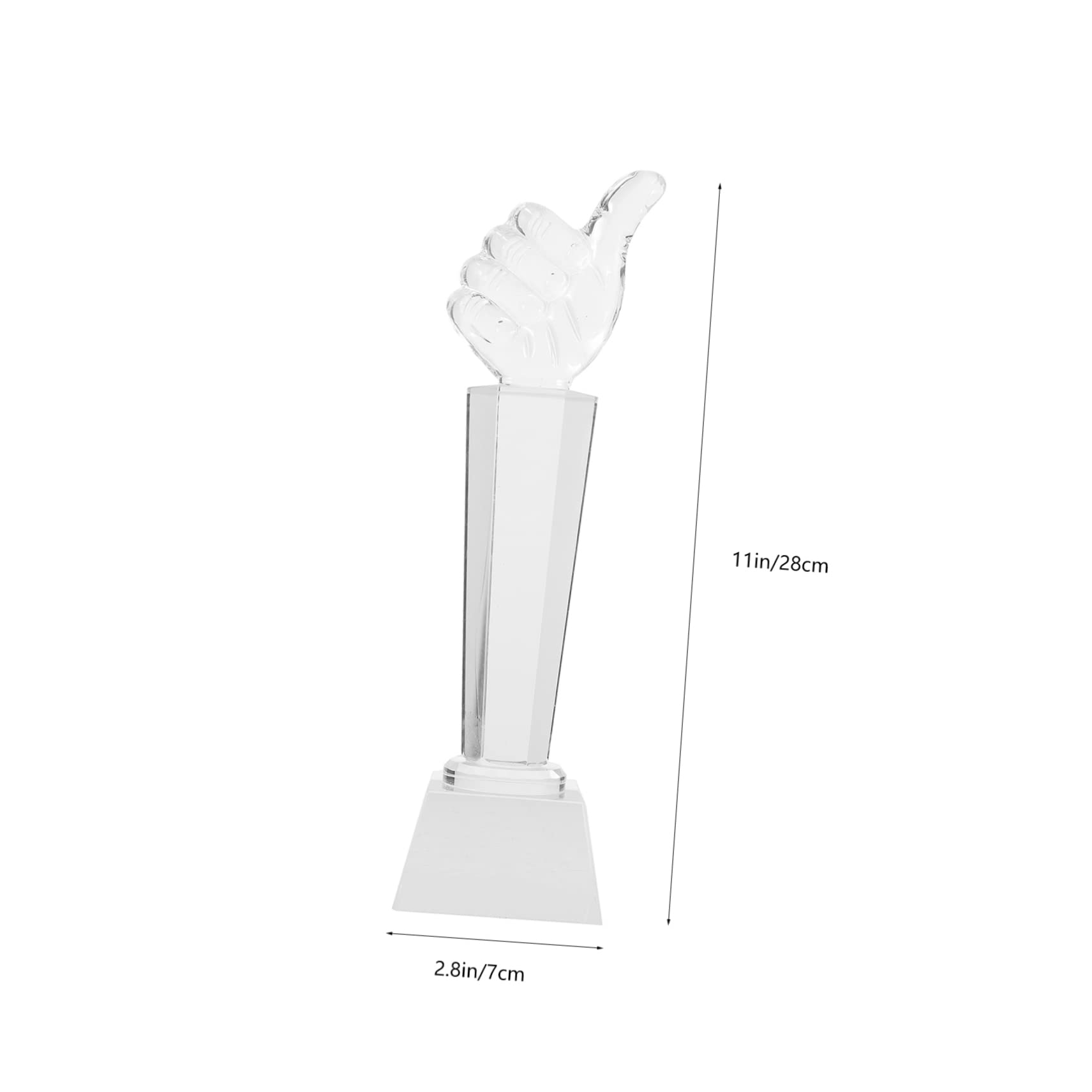 SWAYVES Thumbs Up Trophy - Premium Award Sculpture for Sports, Office & Achievements - Perfect for Recognition Ceremonies & Motivational Gifts