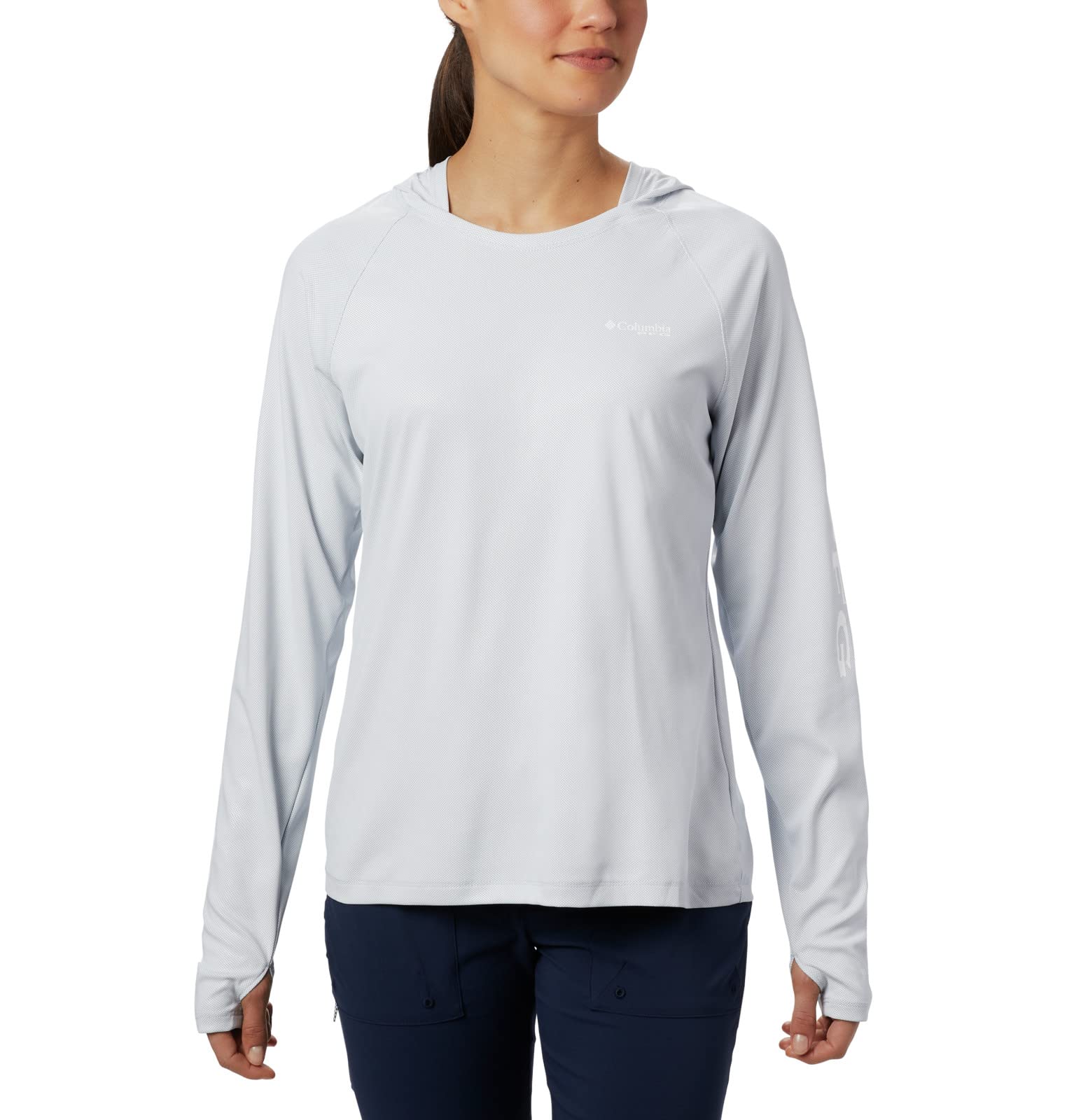 Columbia Women's Tidal Deflector Hoodie - Lightweight Water-Resistant Jacket for Hiking, Running & Outdoor Activities