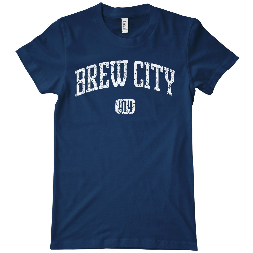 Smash Transit Women's Brew City 414 Milwaukee Graphic T-Shirt - Casual Vintage Style Tee for Everyday Wear, Milwaukee Pride & City-Themed Outfits