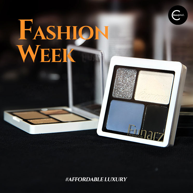 Eunarz Quad Eyeshadow Palette - 4 Highly Pigmented Matte & Shimmer Eyeshadows for Everyday & Party Makeup | Perfect for Professional & DIY Beauty Looks