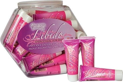 Libido Aphrodisiac for Women - 36 Piece Fishbowl with 0.5 Oz Tubes | Natural Female Libido Booster for Enhanced Intimacy & Romance