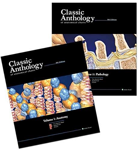 Classic Anthology of Anatomical Charts Book - Essential Medical Reference for Students & Professionals | Perfect for Anatomy Study, Classroom Teaching & Healthcare Training