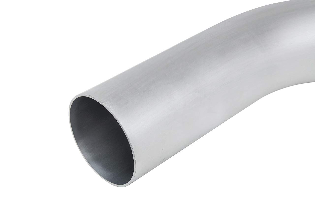 HPS AT180-400-CLR-55 6061 T6 Aluminum Elbow Pipe Tubing - 16 Gauge 180° U Bend, 4