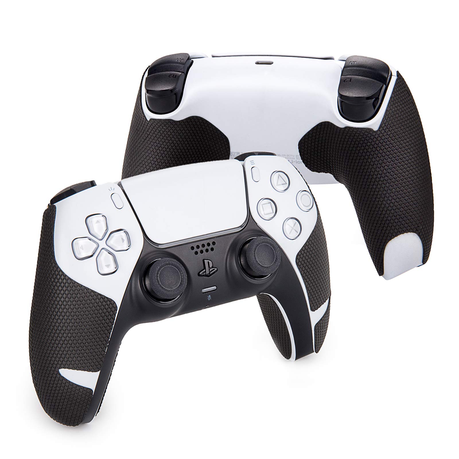 Premium Non-Slip PS5 Controller Grips - 4PC Sweat-Absorbing Handle Grips for Playstation 5 DualSense | Enhanced Grip & Comfort for Gaming | German Version | Perfect for Long Gaming Sessions & Competitive Play