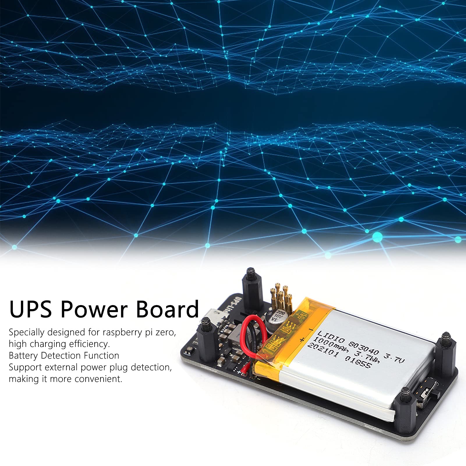UPS Power Supply Board & Battery Pack - Replacement UPS Charger Accessory for Home & Office Backup Power Solutions