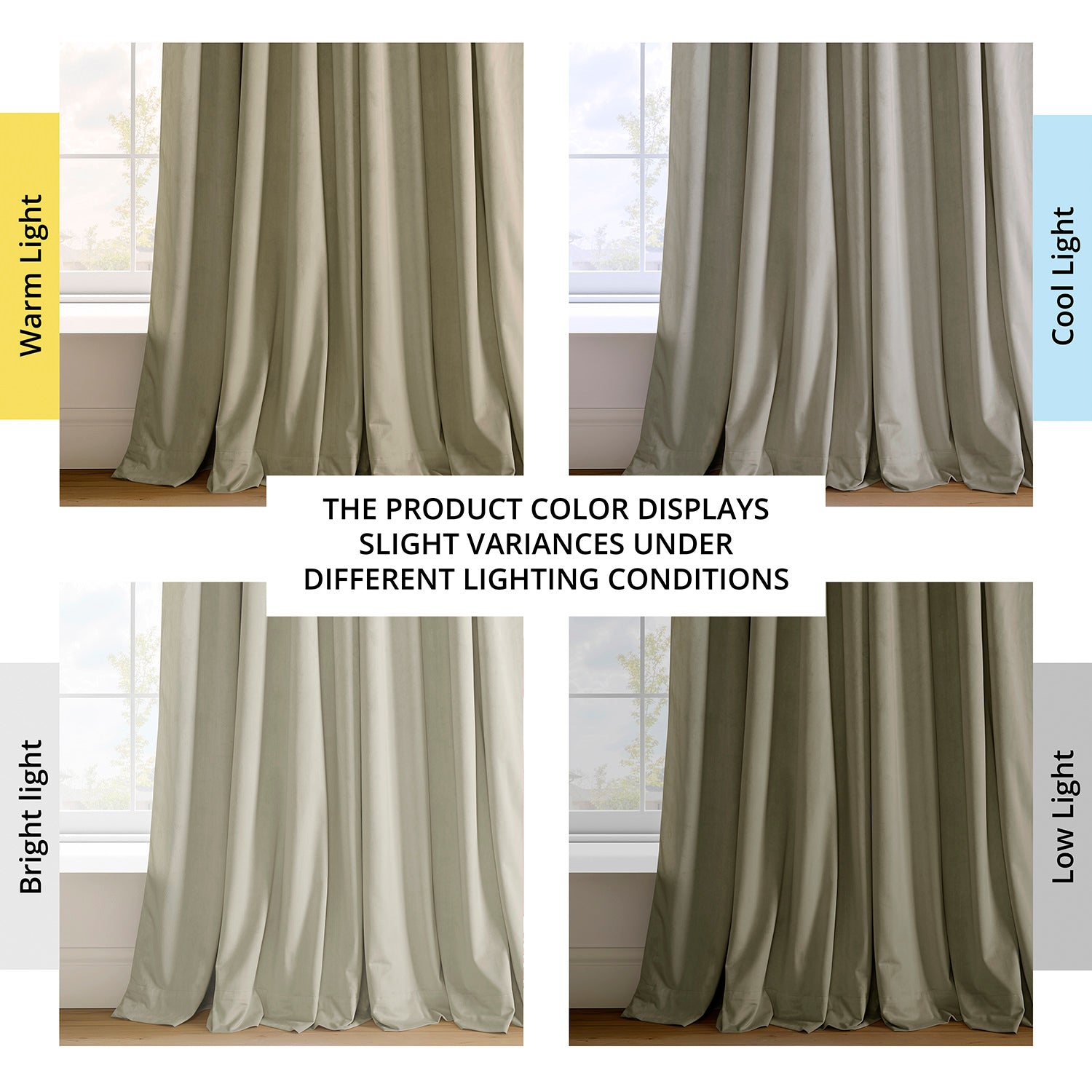 Luxury Beige Blackout Curtains for Bedroom - Thermal Insulated Velvet Drapes with Noise Reduction, Perfect for Home Theater & Nursery Room