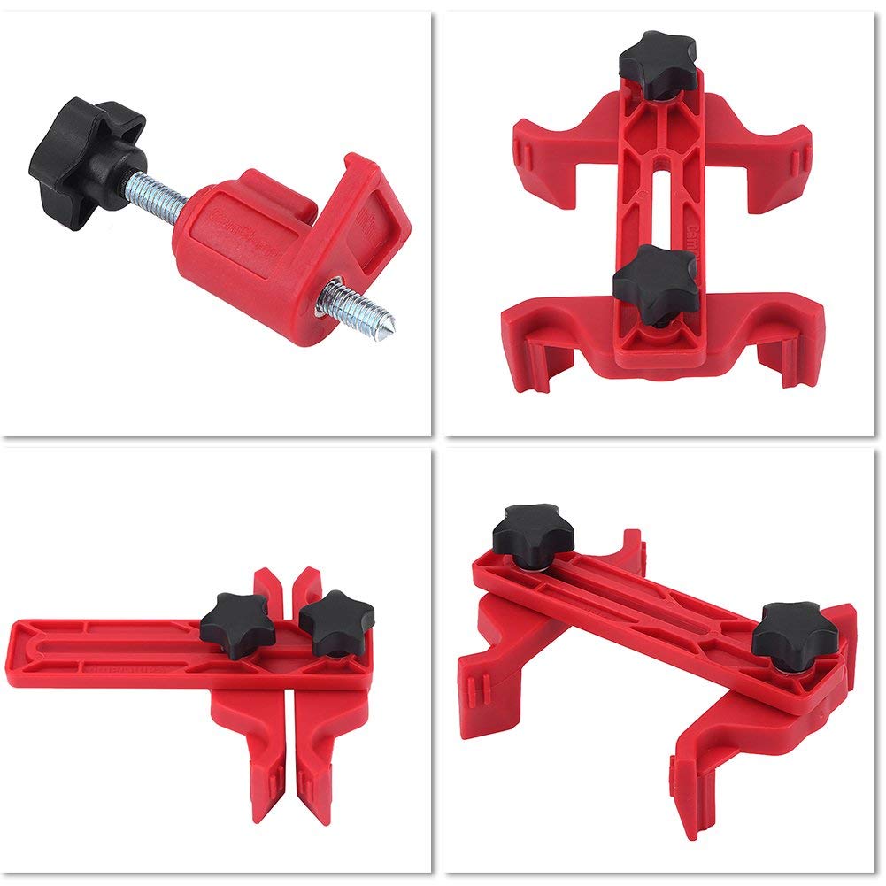 Aramox 9Pcs Car Engine Timing Tool Kit - Dual Cam Clamp, Camshaft & Sprocket Gear Locking Set for Automotive Repair | Perfect for DIY Mechanics & Professional Technicians