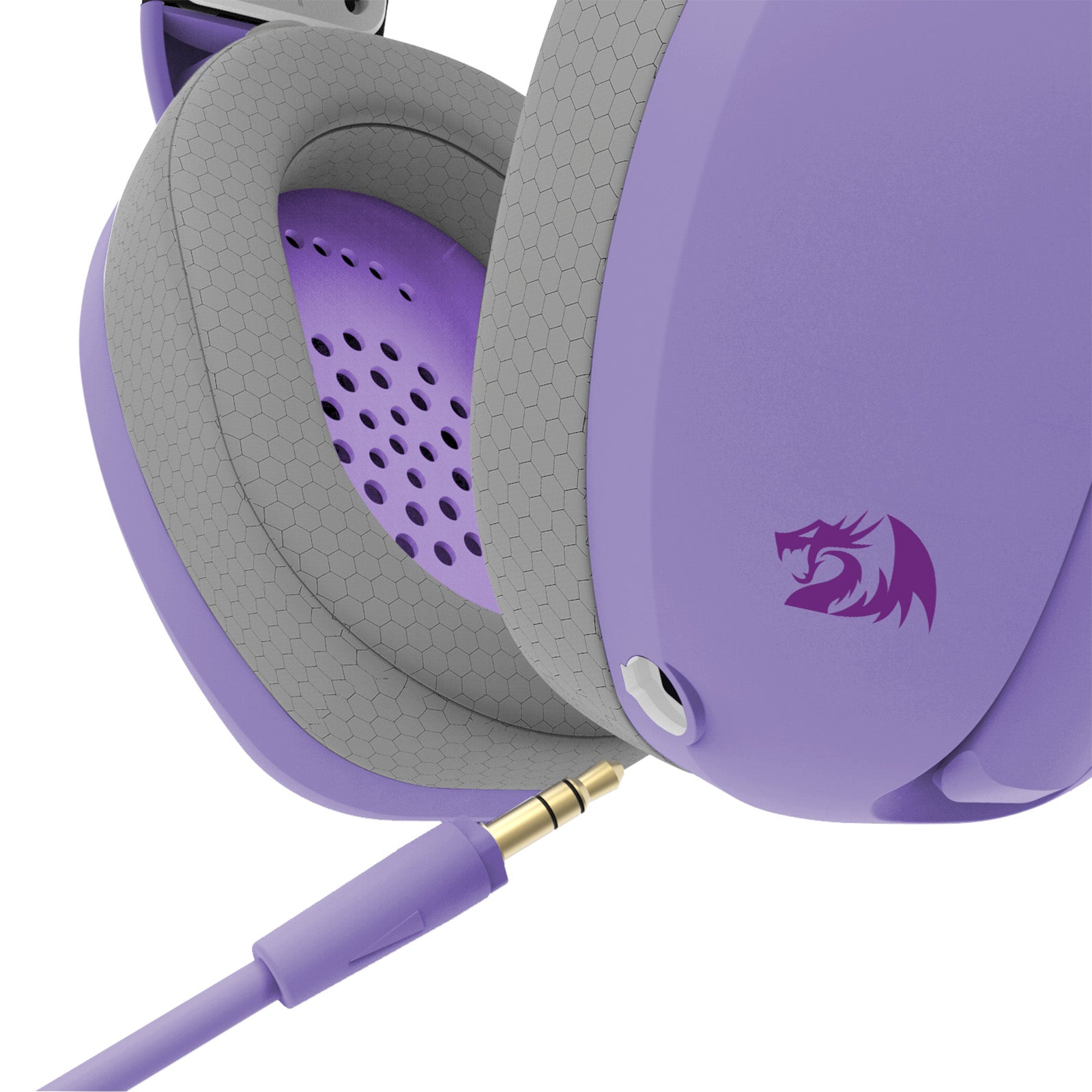 Wireless Gaming Headset Redragon IRE H848PL Purple - Immersive Sound for PC, PS5, Xbox & Mobile Gaming