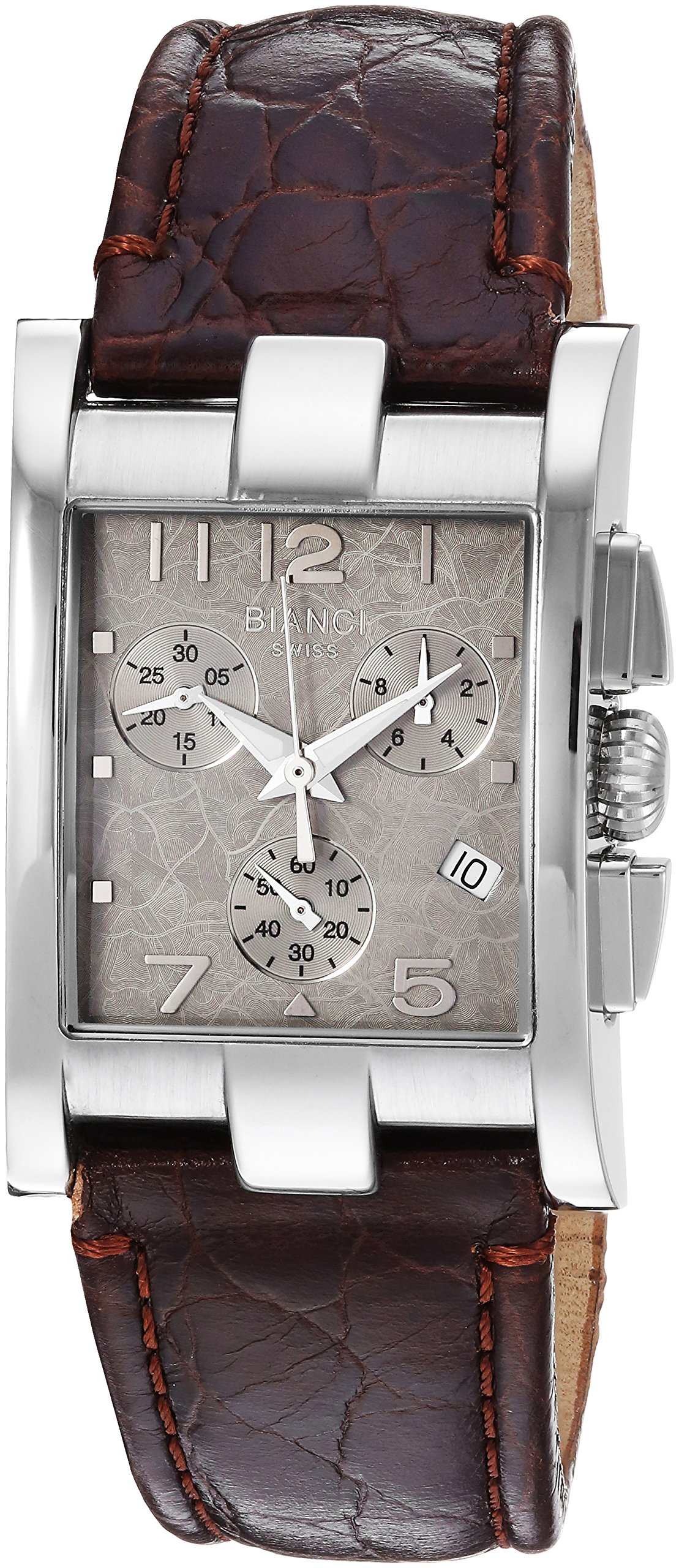Roberto Bianci RB90360 Cassandra Women's Swiss Quartz Watch - Brown Leather Strap, Analog Display, Elegant & Stylish for Office, Party & Everyday Wear