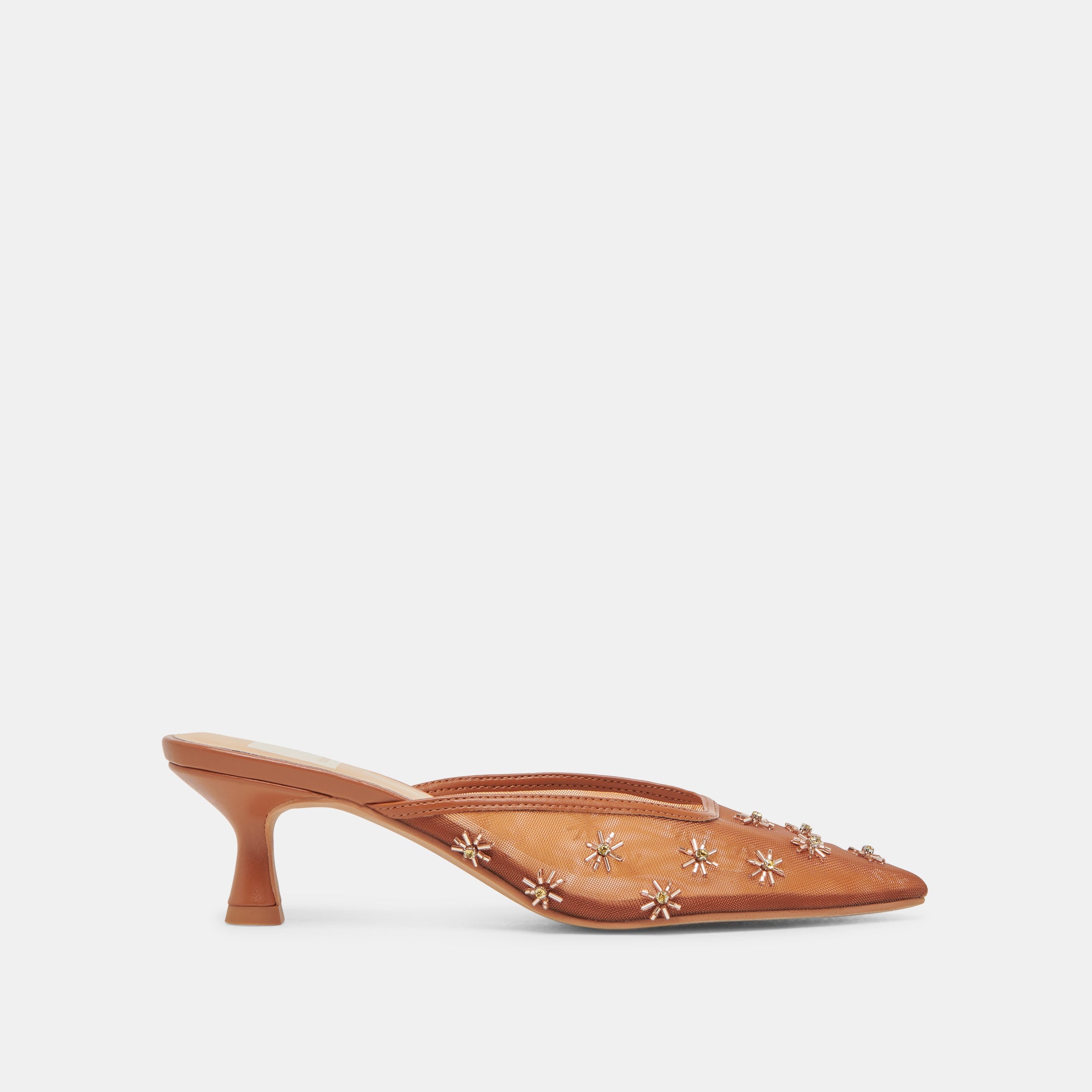 CLARA Wide Heel Saddle Sandals for Women - Breathable Mesh Summer Shoes - Perfect for Beach, Vacation & Casual Outings