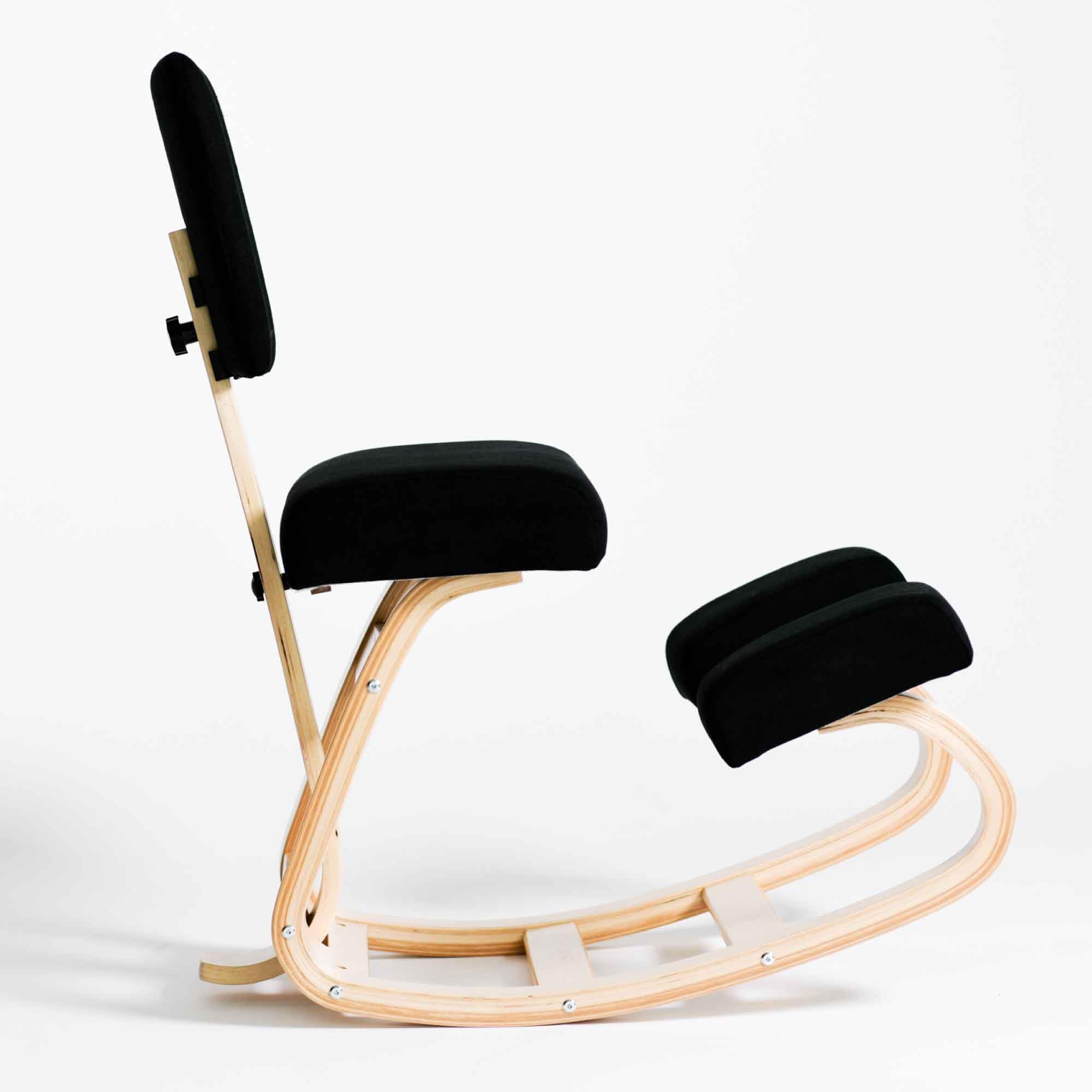 Sleekform East Austin Ergonomic Kneeling Chair - Posture Support & Back Pain Relief - Comfortable Kneeling Stool for Home & Office - Perfect for Meditation, Yoga, and Desk Work