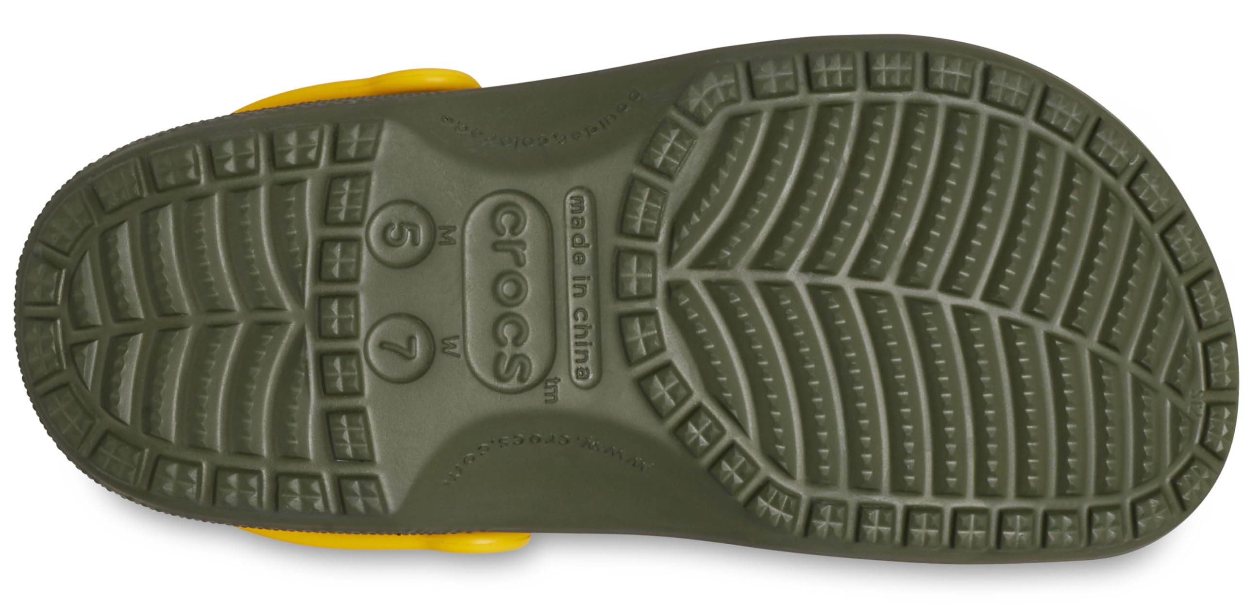 Crocs Unisex Classic United States Military Clogs - Army Green Comfort Shoes Size 15 Women/13 Men - Perfect for Military Personnel, Nurses & Outdoor Enthusiasts