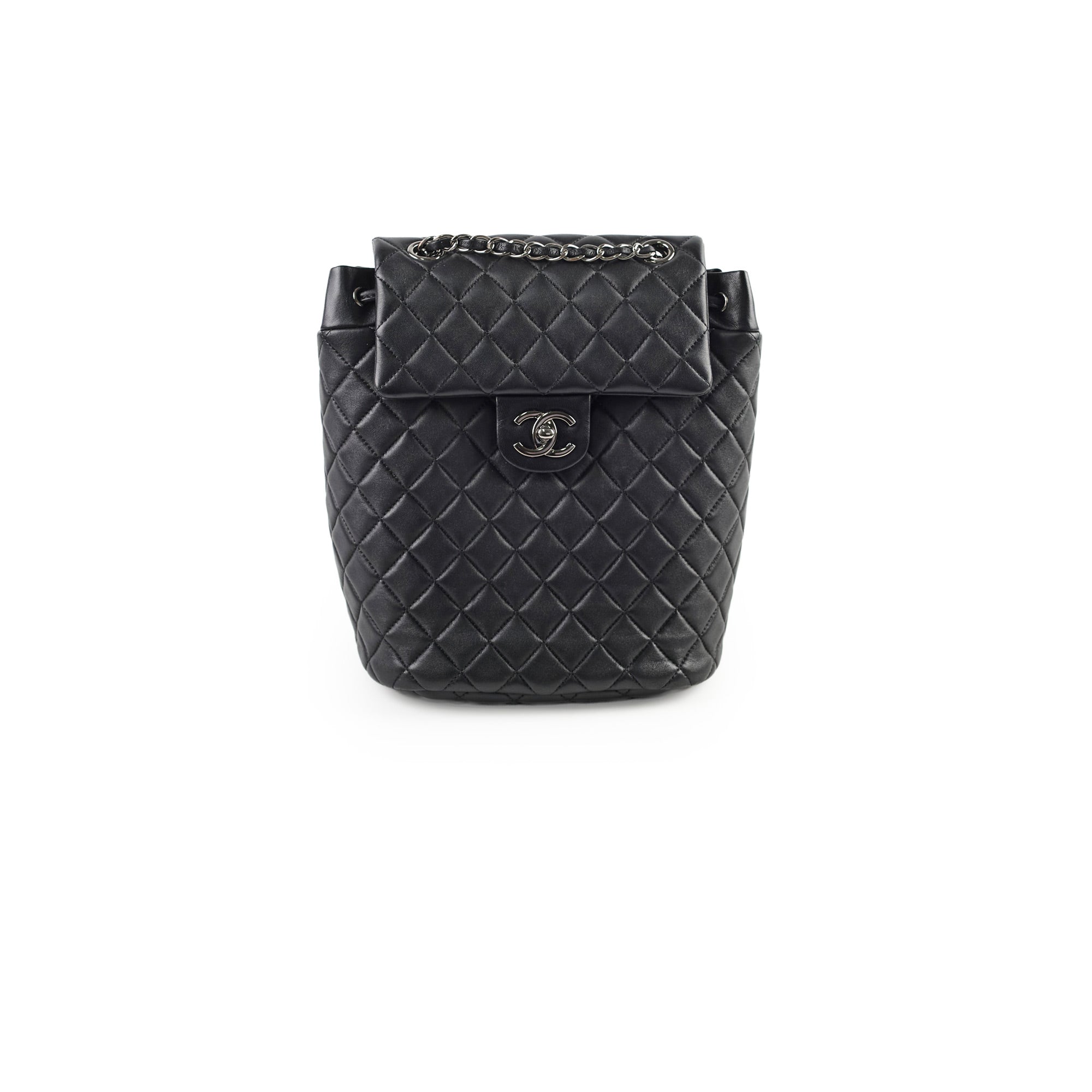 Chanel Lambskin Urban Spirit Backpack Black 23 Series - Luxury Designer Backpack for Women, Perfect for Travel, Work & Everyday Use