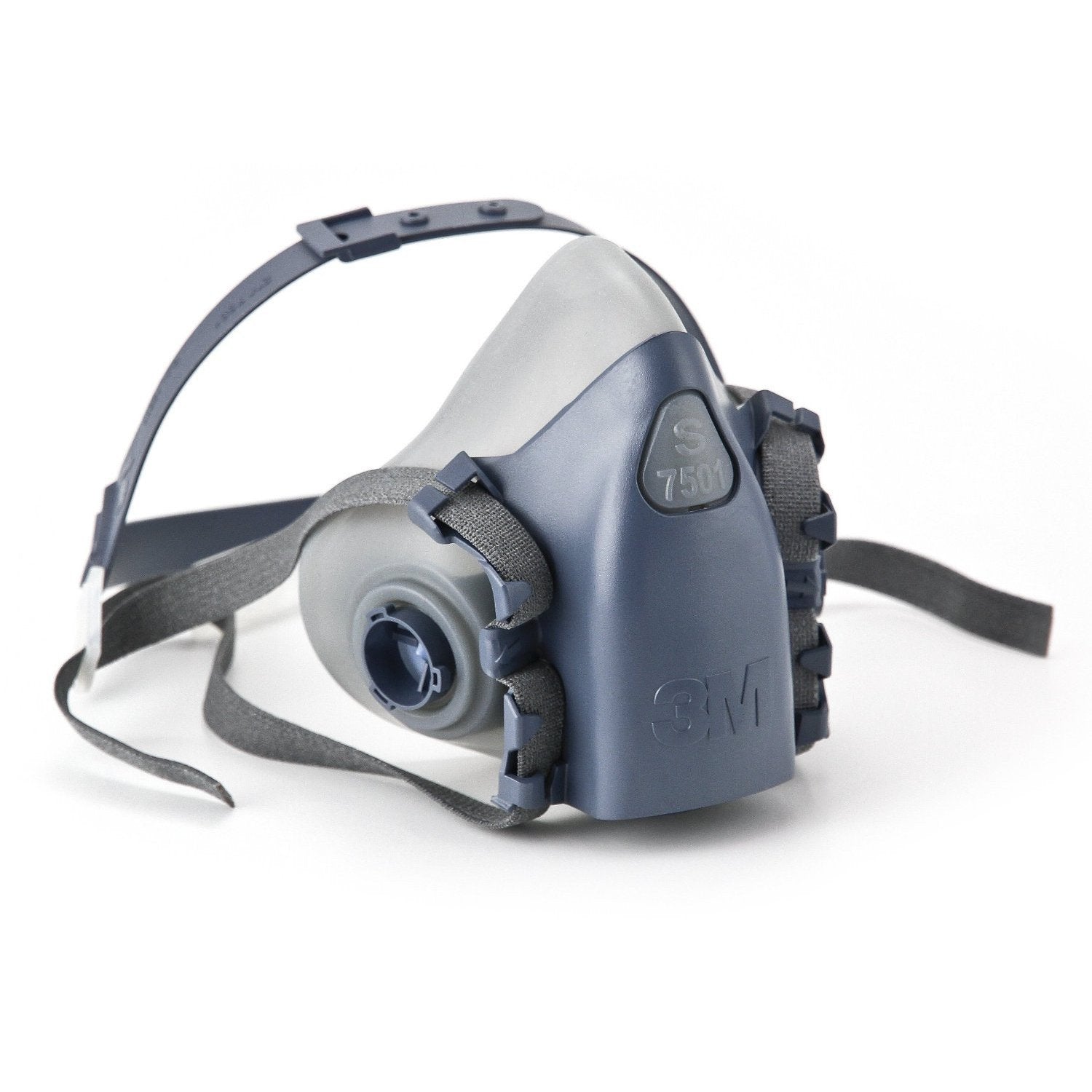 3M 7501/7502/7503 Series Half Facepiece Respirator - Reusable Dust Mask for Painting, Woodworking & Construction - Comfortable & Lightweight for Long Wear