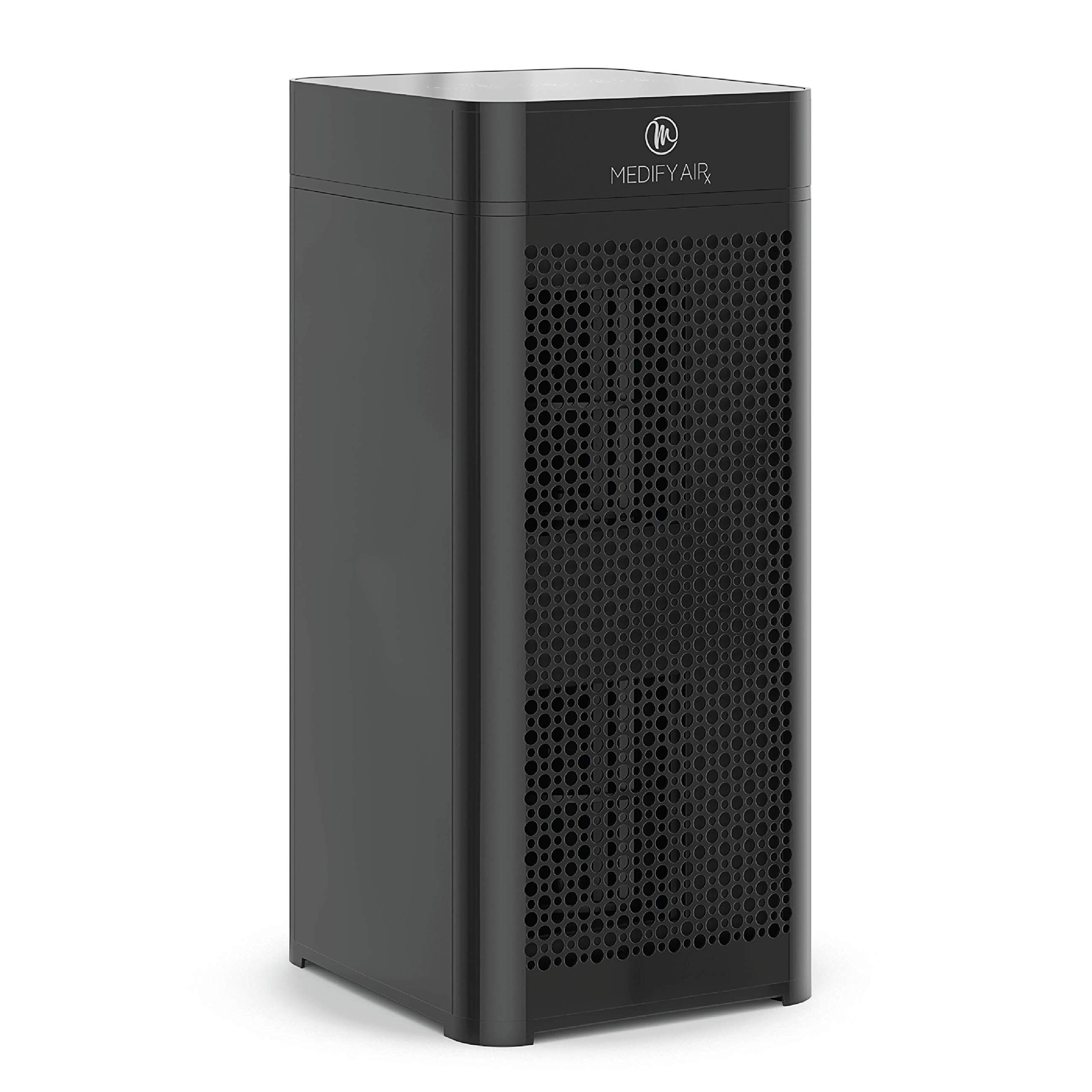 Medify MA-40 True HEPA H13 Air Purifier - Covers 1,793 sq ft in 1 Hour | Eliminates Smoke, Wildfire Smoke, Odors, Pollen & Pet Dander | Filters 99.9% of Particles Down to 0.1 Microns | Black (1-Pack) | Perfect for Bedrooms, Living Rooms & Offices