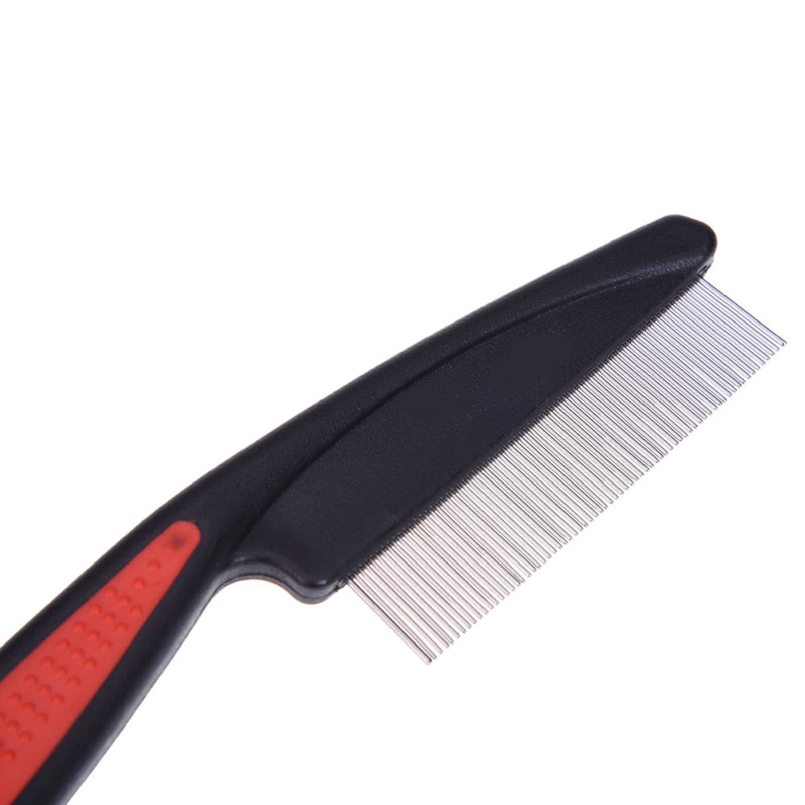 2 Pack Stainless Steel Fine Tooth Combs - Gentle on Scalp, No Skin Damage, High Strength Teeth for Humans & Pets - Perfect for Detangling, Styling, and Removing Tear Stains from Dogs & Cats