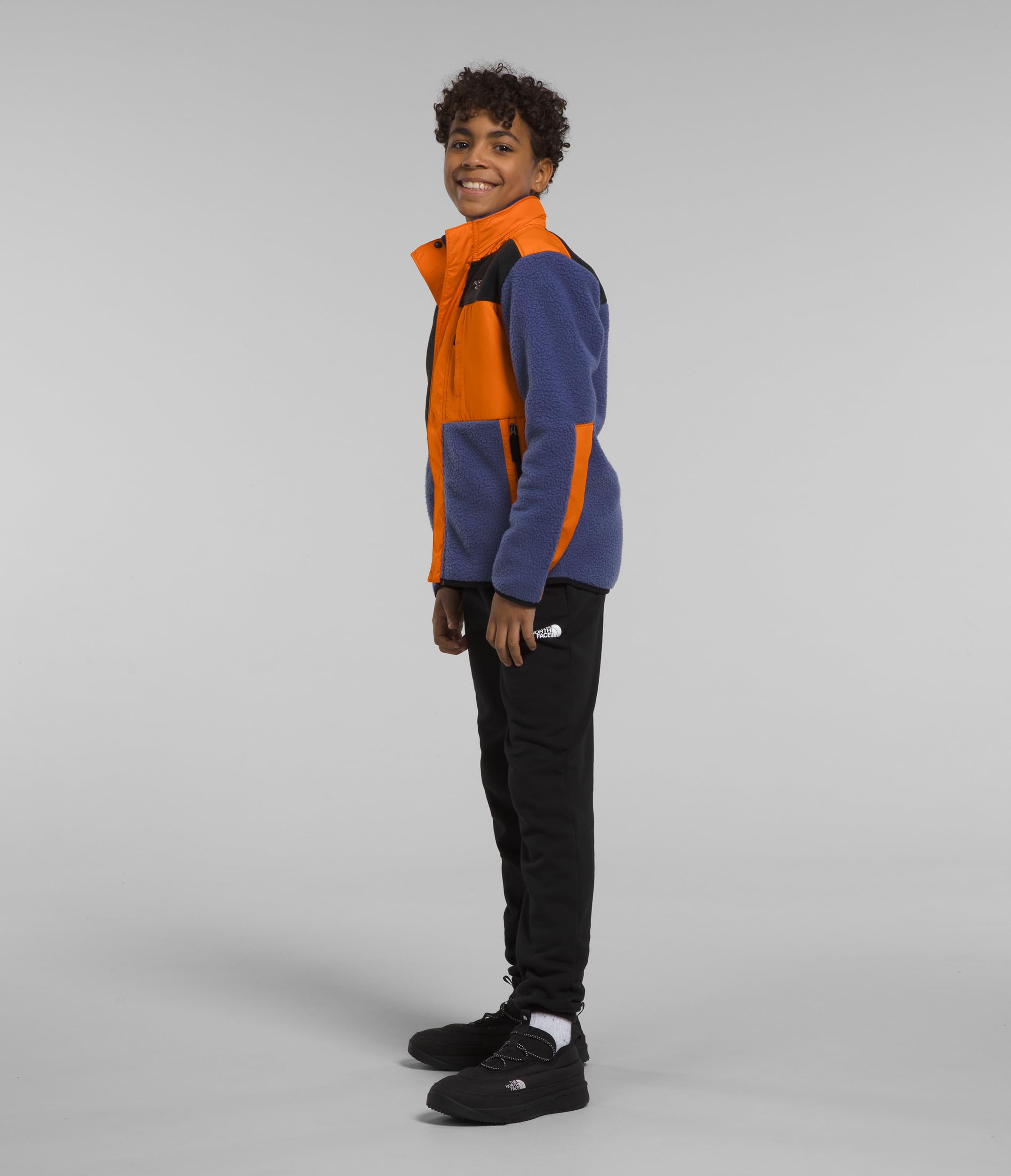The North Face Forrest Fleece Mashup Jacket for Boys - Warm & Cozy Fleece Jacket for Outdoor Adventures, Hiking, and School