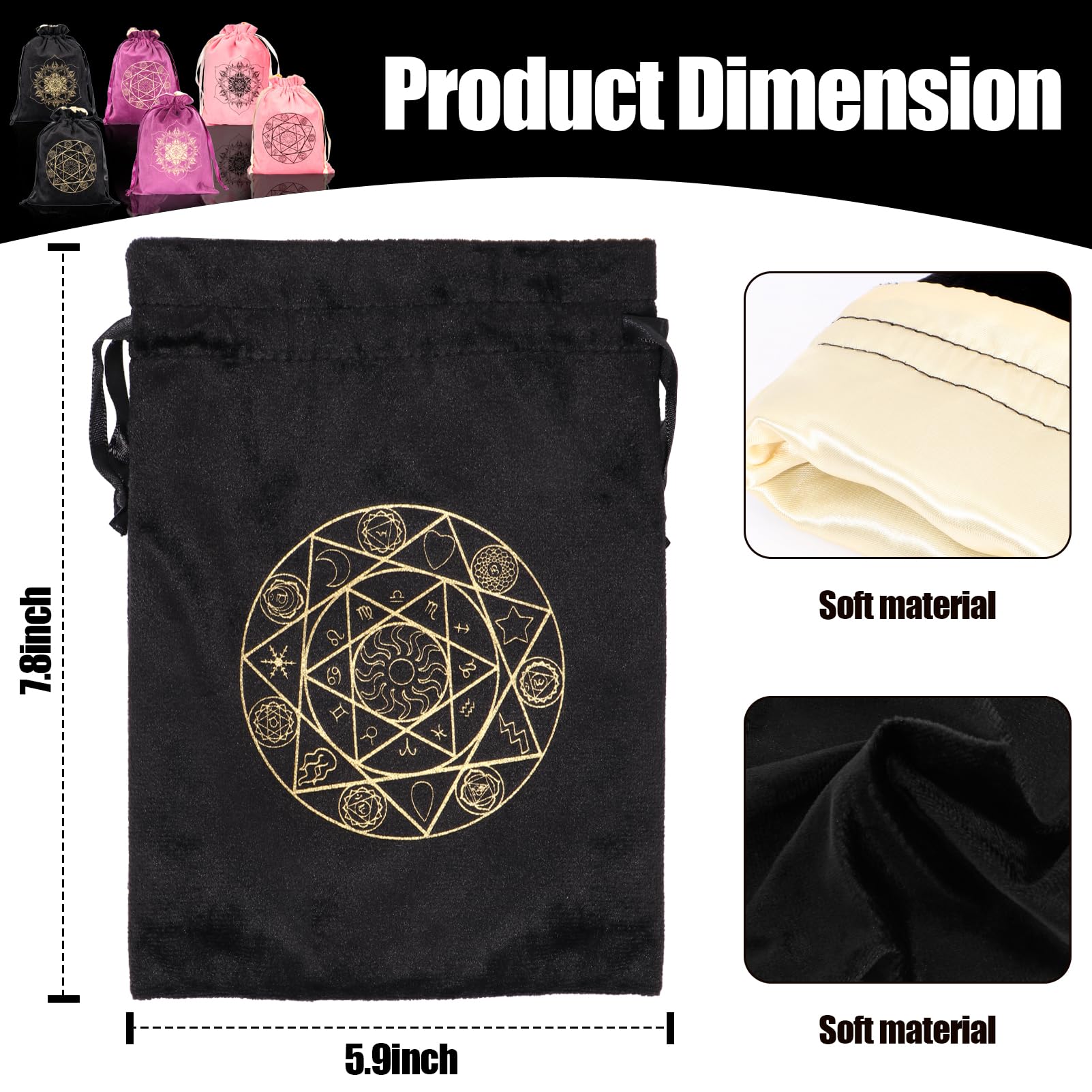 Beginner Tarot Cards with Meanings & Guidebook - Easy Learning Tarot Deck for Divination, Yes/No/Maybe Readings - Includes Free Pouch Bag (Perfect for Meditation, Self-Discovery & Spiritual Guidance)
