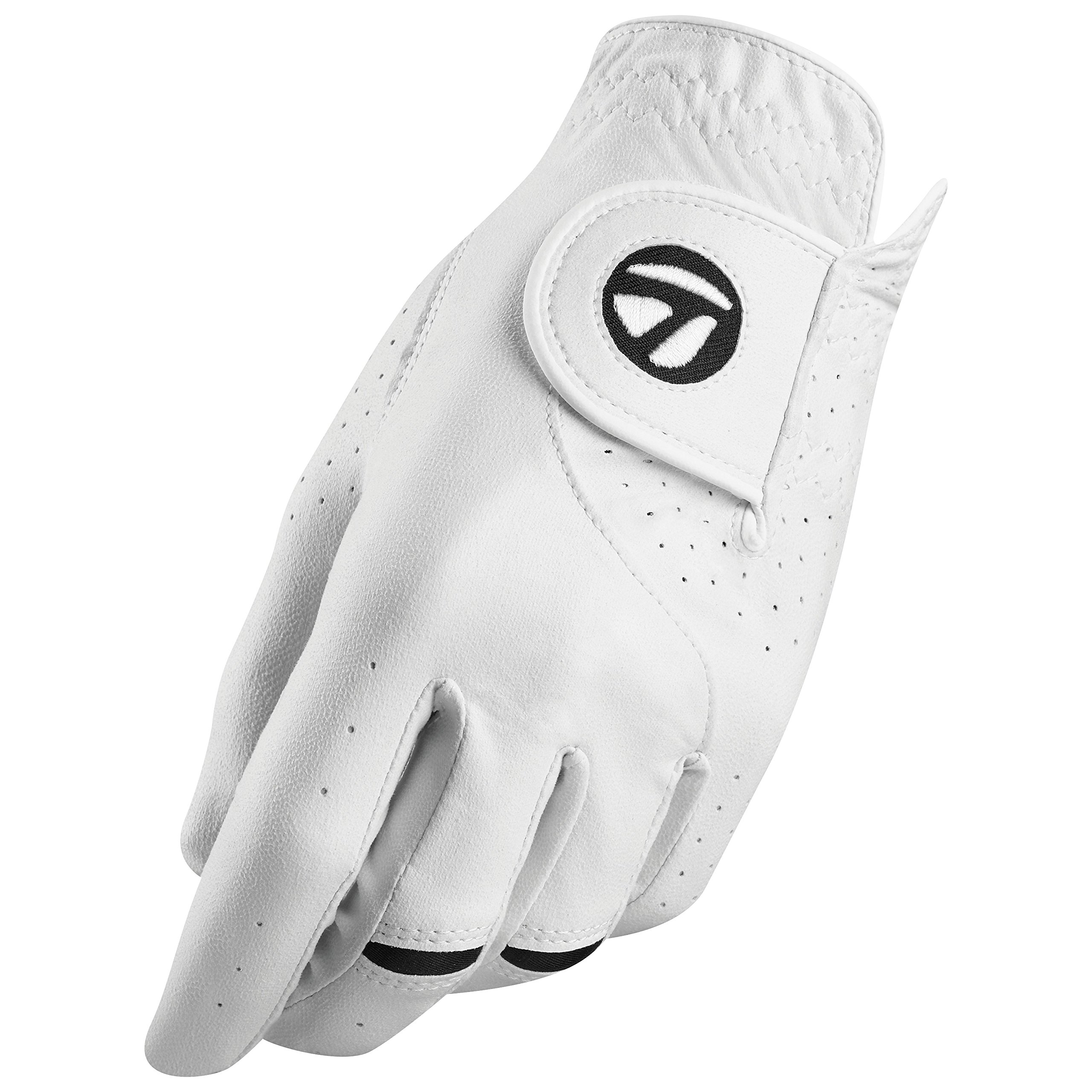 TaylorMade Men's Stratus Tech Golf Glove - Premium Leather Golf Gloves for Men - Right/Left Hand - All-Weather Grip - Ideal for Driving Range, Course Play & Tournament Use