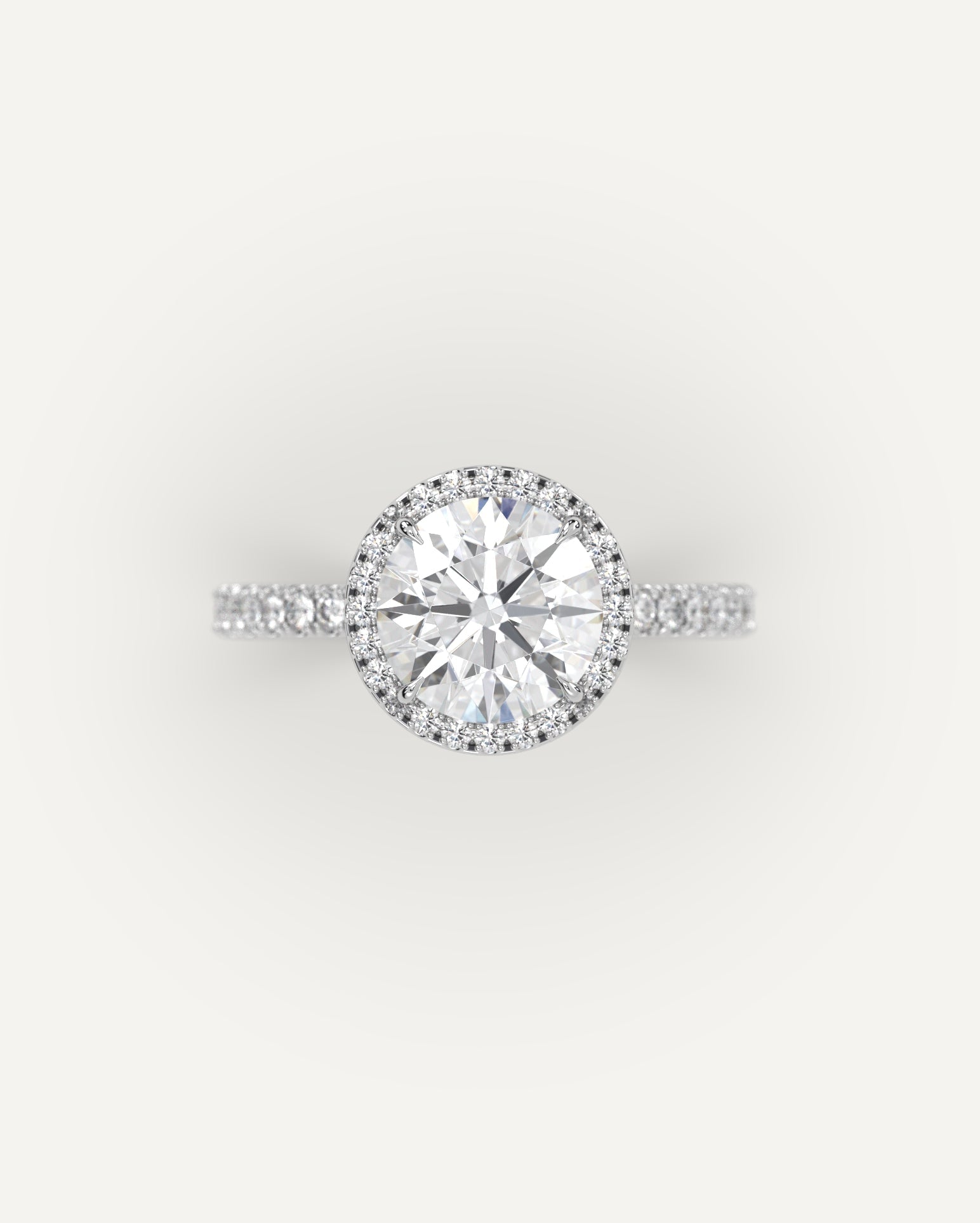 2 Carat Round Cut Diamond Ring - 14K White Gold Solitaire Engagement Ring for Women | Perfect for Proposals, Anniversaries & Special Occasions