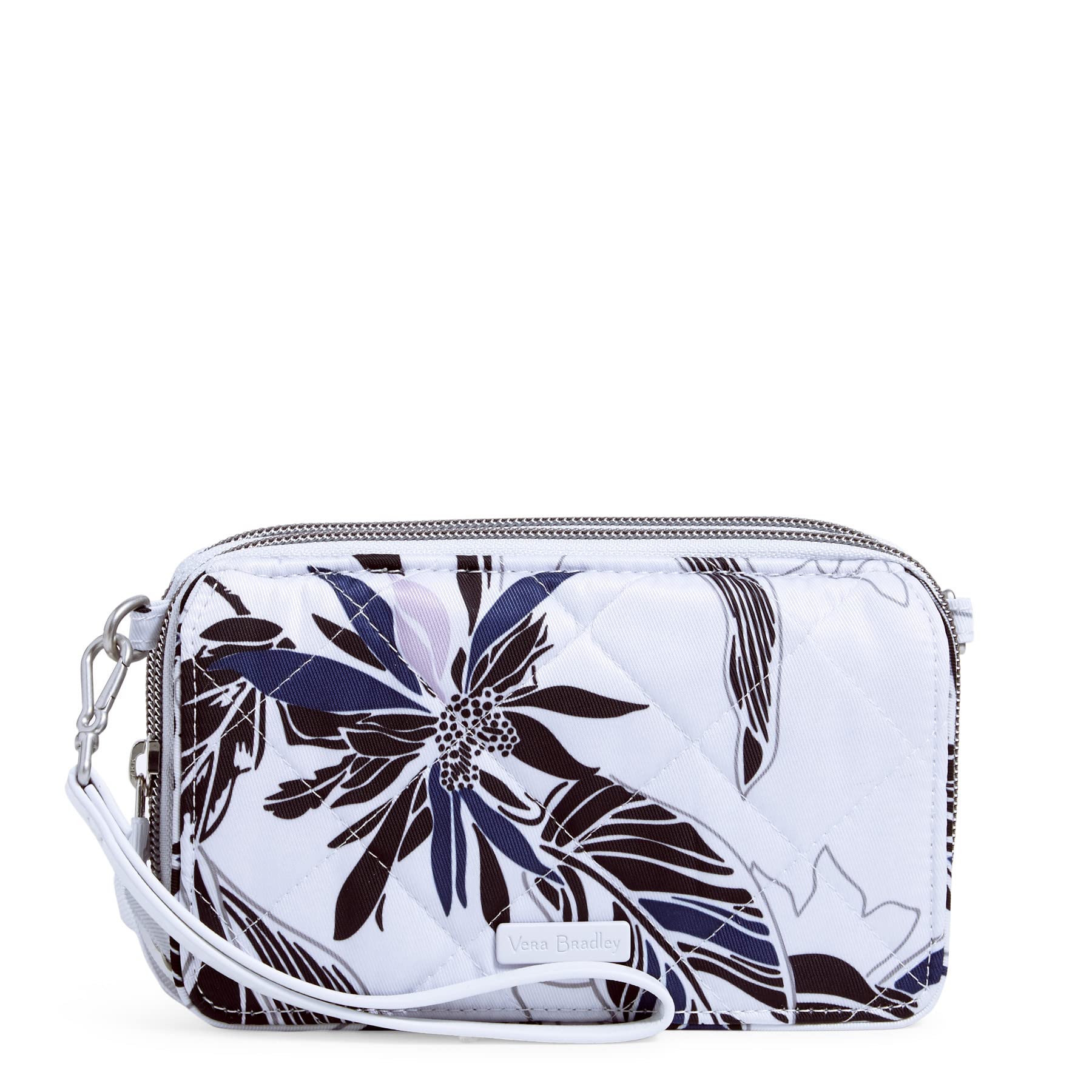 Vera Bradley Women's RFID Blocking Crossbody Purse - Lightweight Performance Twill All-in-One Shoulder Bag for Travel, Work & Everyday Use