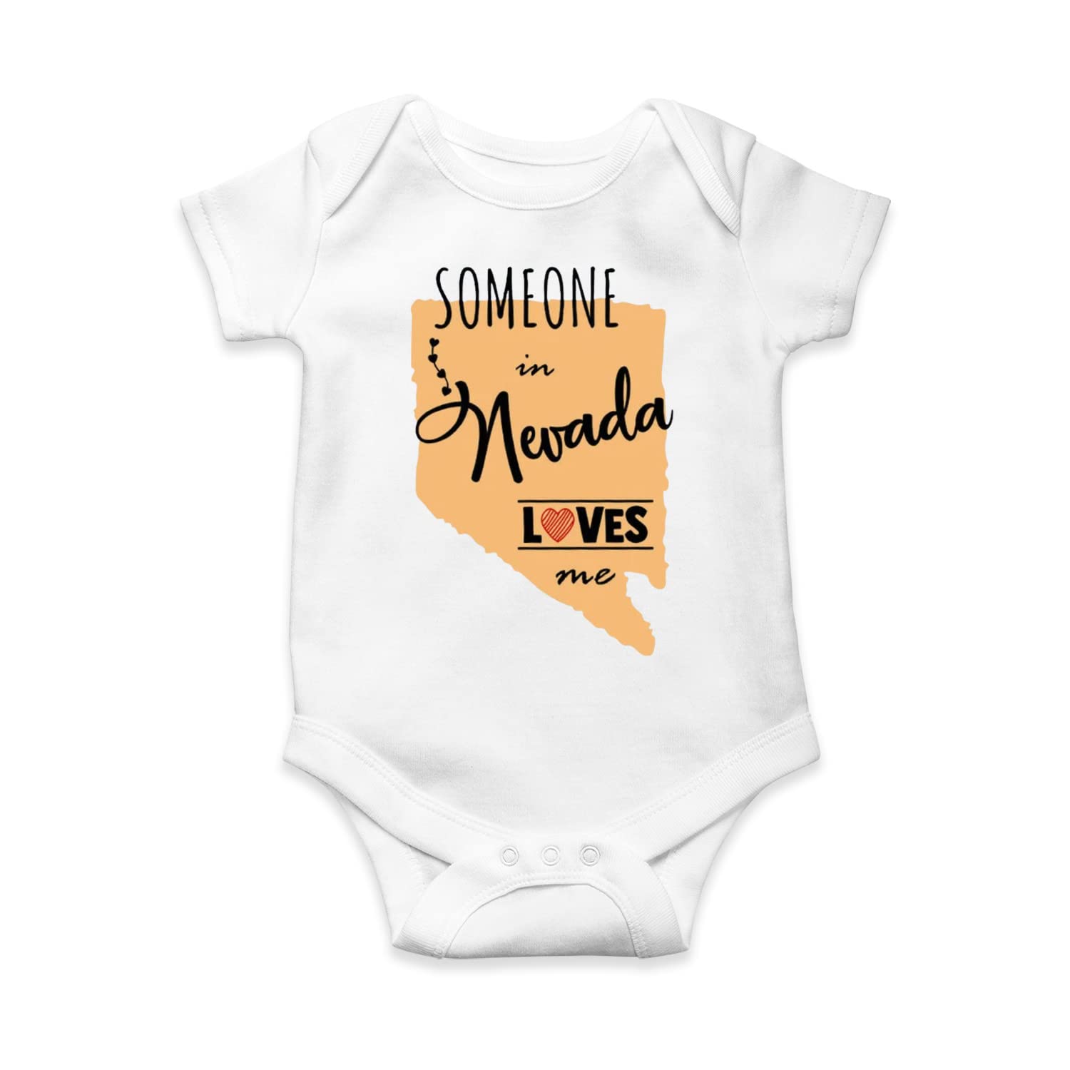 Someone in Arkansas Loves Me Baby Onesie - Cute Infant Bodysuit & Toddler Clothes - Perfect Father's Day Gift for Babies & Kids - Ideal for Family Photos, Holidays & Special Occasions