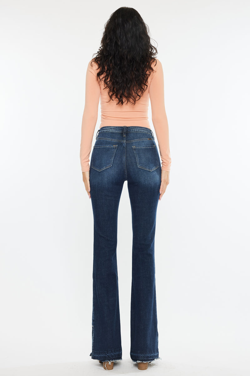Bailey High Rise Flare Jeans for Women - Stretchy Denim Pants with Comfortable Fit | Perfect for Casual Wear, Date Night & Office Outfits