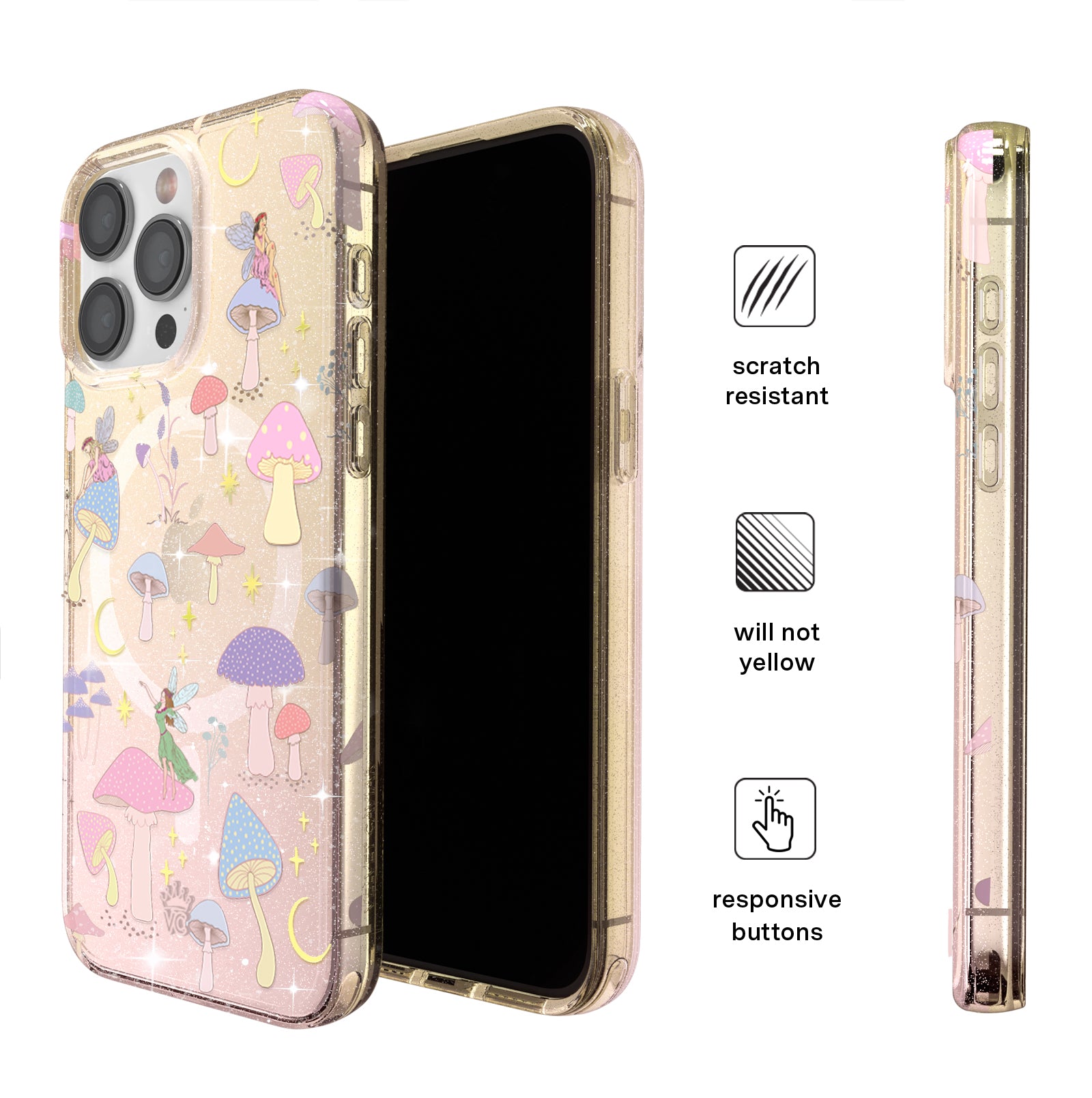 Enchanted Mushroom Design iPhone Case - Magical & Unique Phone Cover for iPhone 13/12/11/XR - Perfect for Nature Lovers & Fantasy Enthusiasts