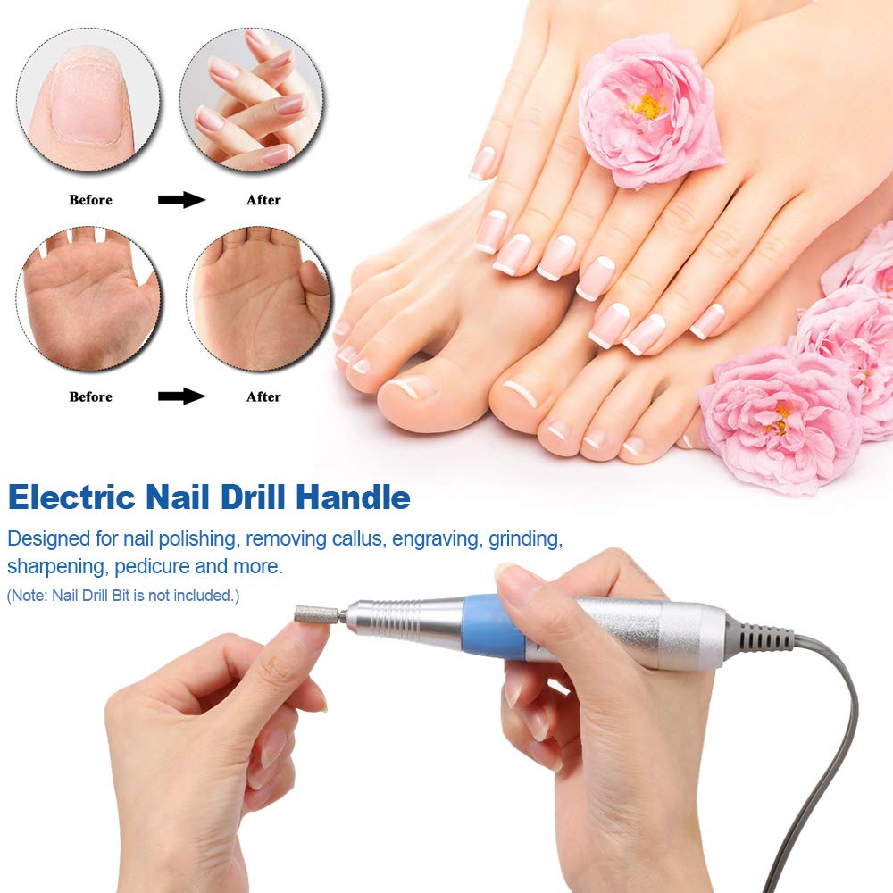 30000RPM Electric Nail Drill Pen - Manicure Pedicure Tool for Salon & Home Use