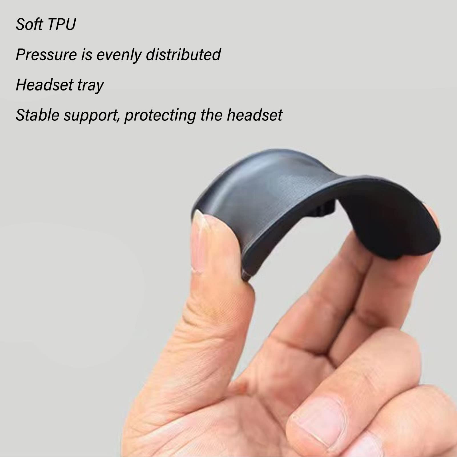 Premium Aluminum Headphone Stand for HyperX - Sturdy Desktop Headset Holder with Solid Base & TPU Tray - Easy Installation (Black) - Perfect for Gaming Setup, Office Organization & Home Workspace