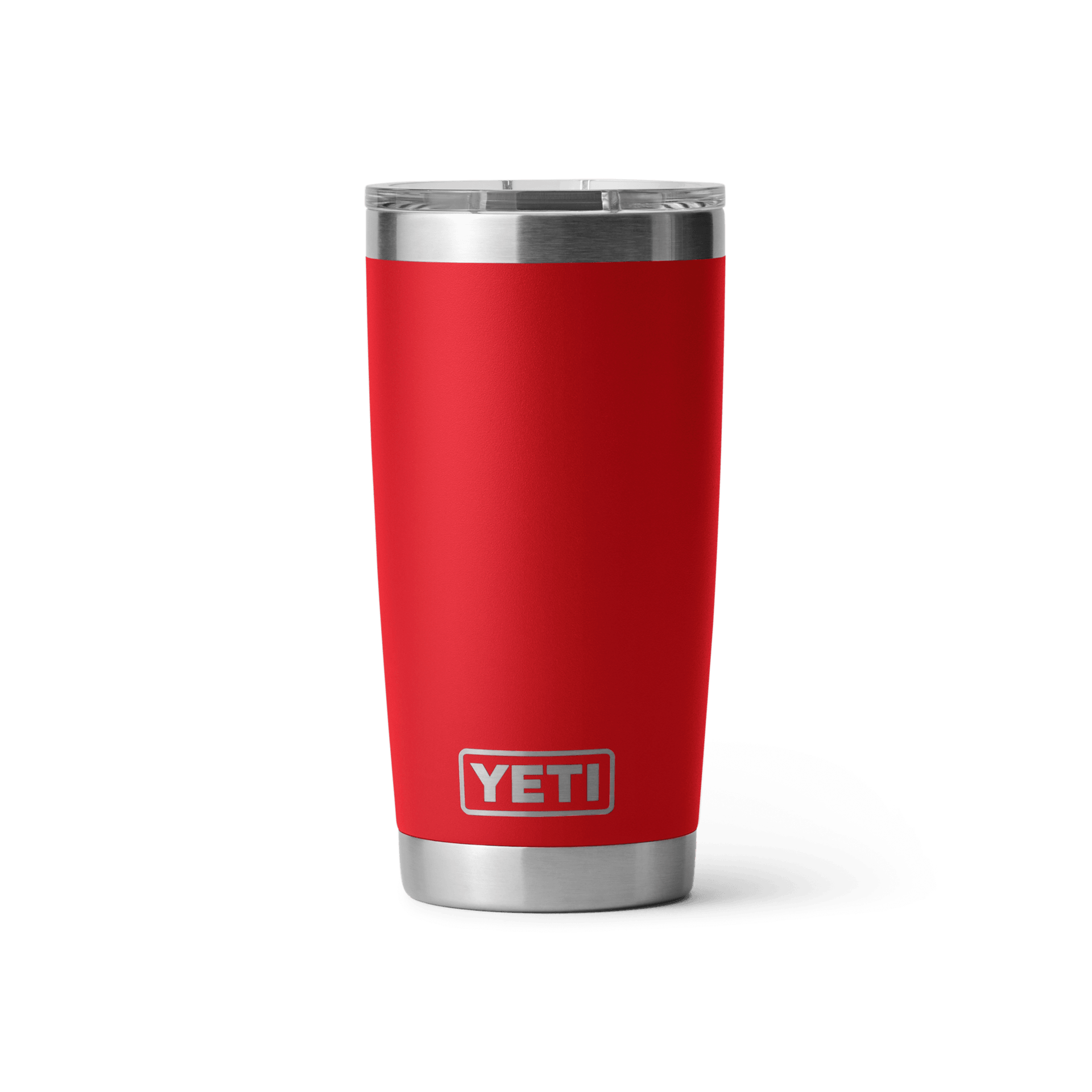 20 oz Rambler® Insulated Tumbler with MagSlider™ Lid - Rescue Red | Leak-Proof Stainless Steel Travel Mug for Hot & Cold Drinks | Perfect for Office, Gym, Hiking & Road Trips