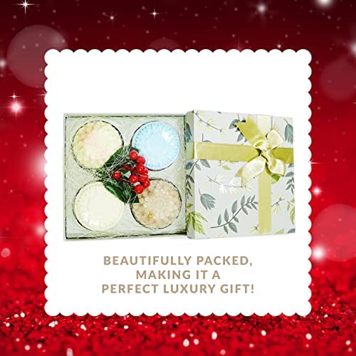 **AHAD Handcrafted Organic Soap Gift Box - Pure Essential Oils, Zero Chemicals, Luxury Holiday Soap Set - Perfect for Christmas Gifts, Self-Care & Spa Relaxation**