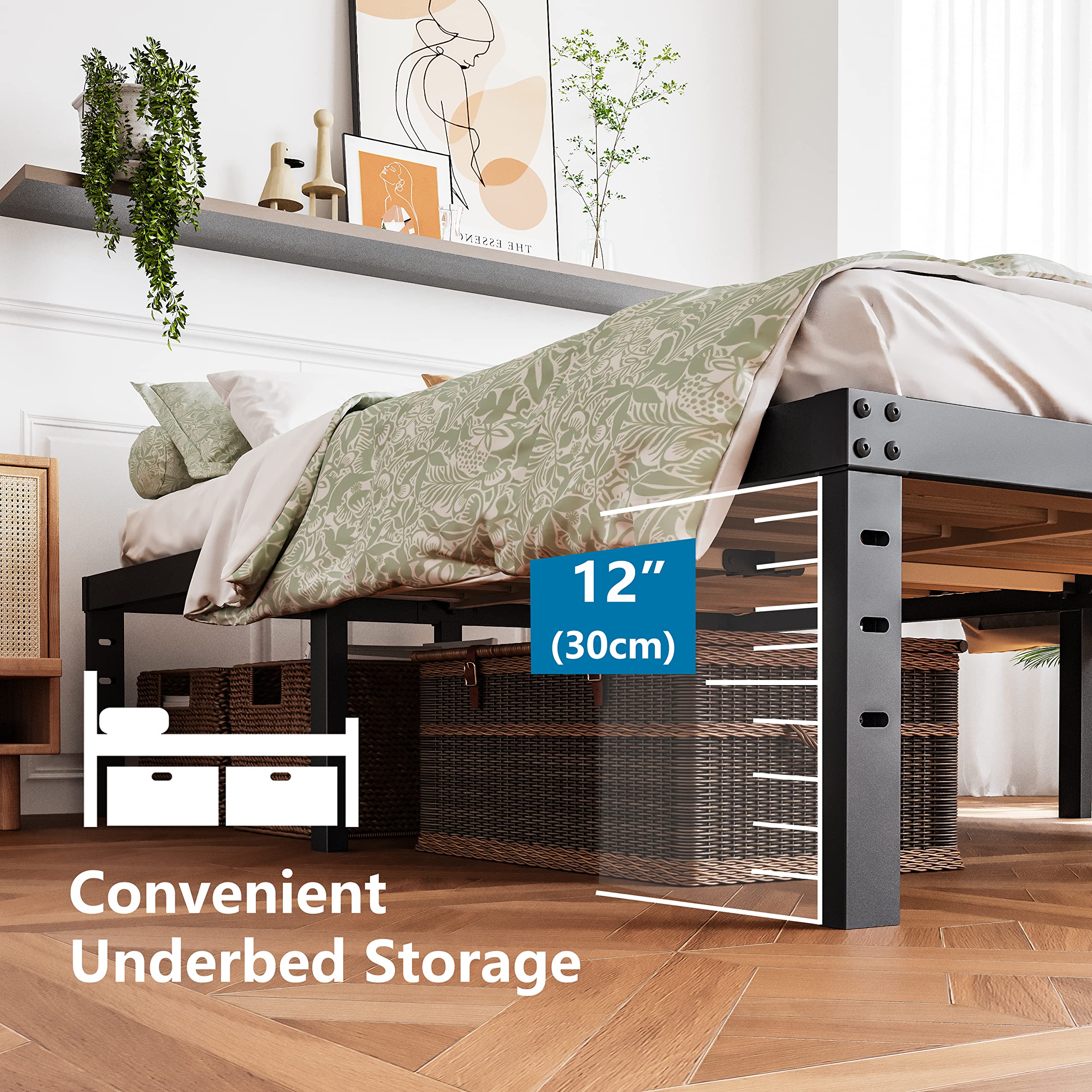 ZIYOO Full Size Bed Frame - 14