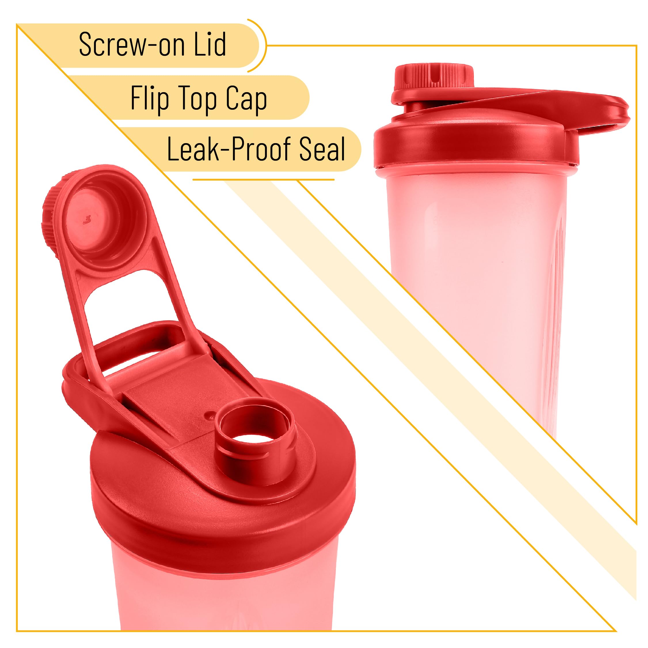 **Mr. Pen 28 oz Protein Shaker Bottle with Twist Cap & Wire Whisk Ball - Red Mixer Bottle for Protein Powder, Pre-Workout & Smoothies - Perfect for Gym, Fitness & On-the-Go Nutrition**