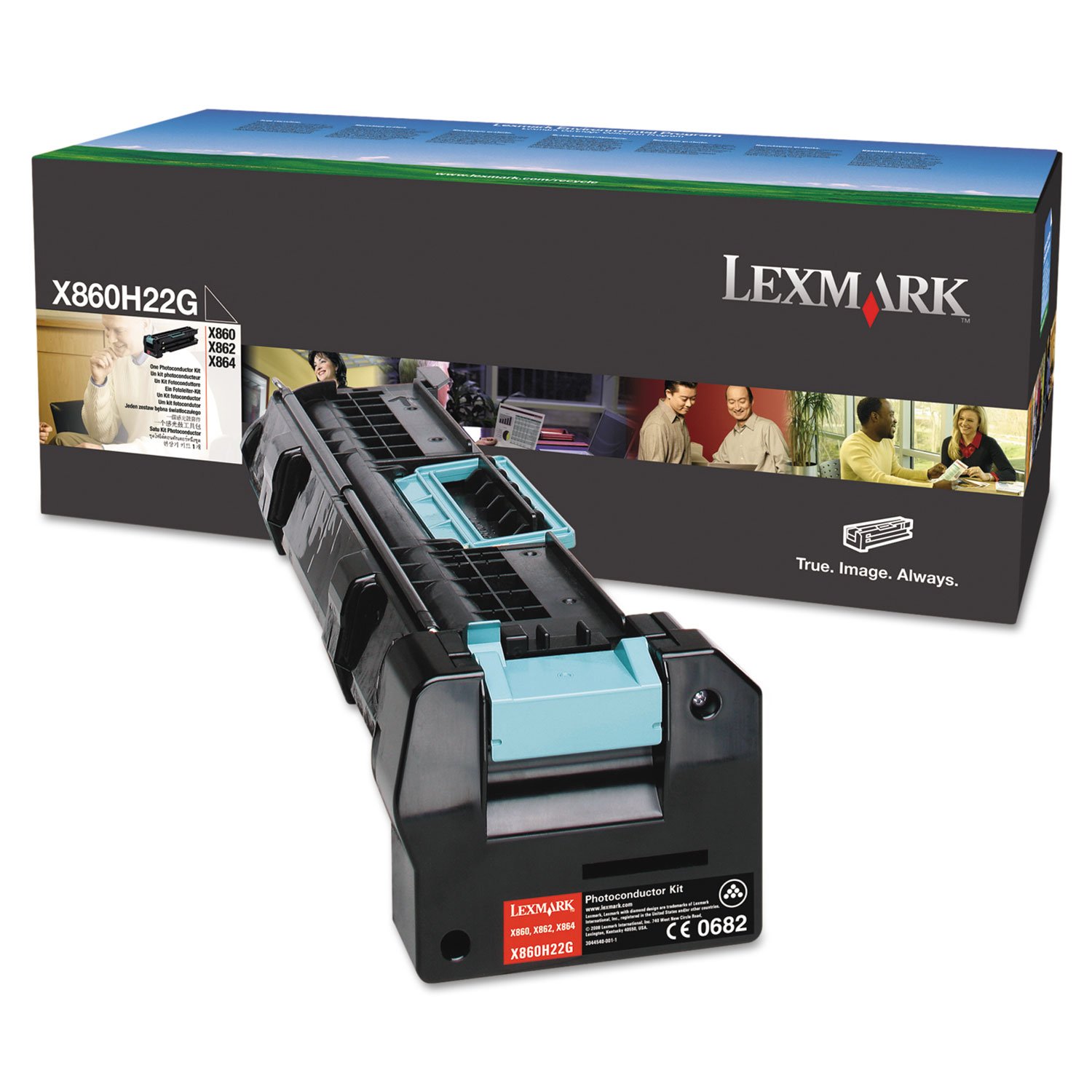 Lexmark Color Laser Printer - 128MB Memory, 25 Pages Per Minute, Compact 17x16x12 Inches, Gray - Ideal for Home Office & Small Business Printing