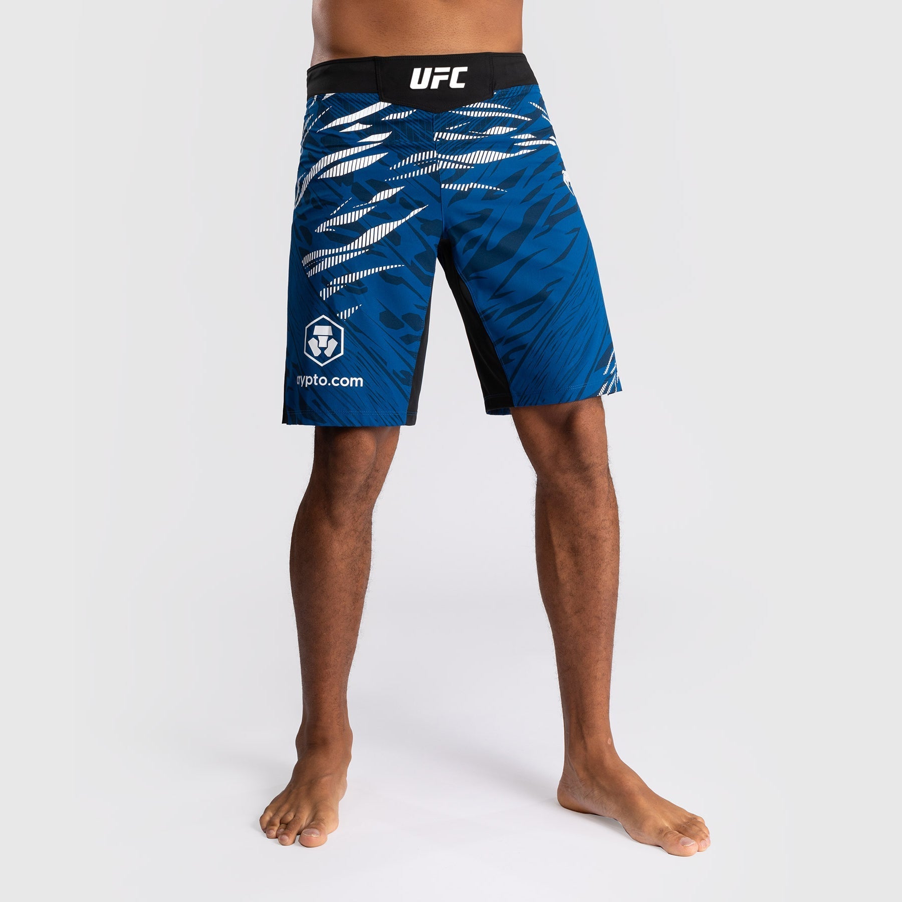 Venum UFC Fusion Authentic Men's Fight Shorts - Personalized MMA Training & Fight Night Gear - Long Fit Blue - Perfect for MMA, Boxing & UFC Training