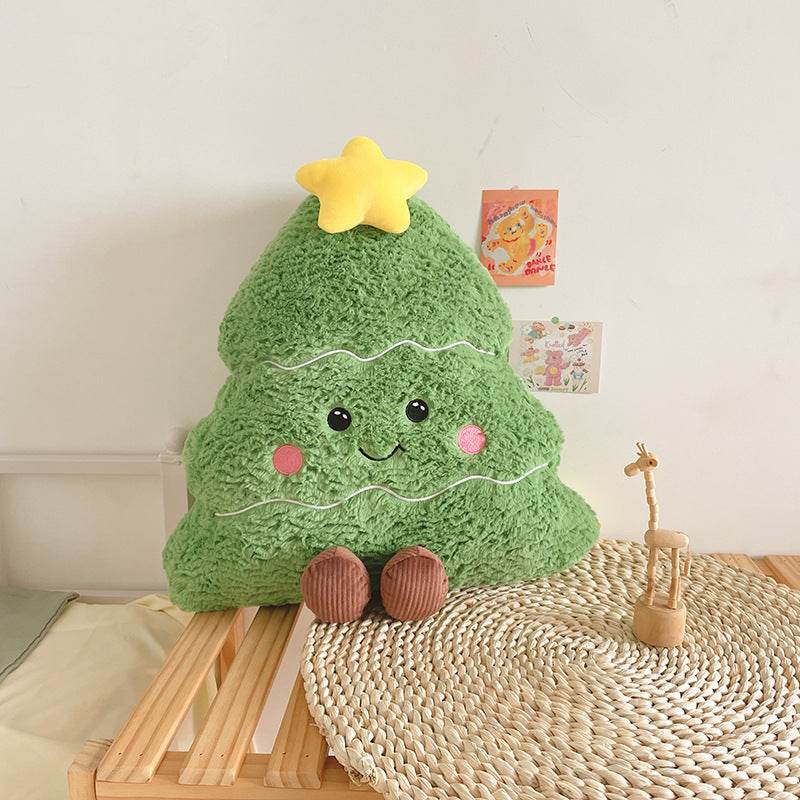 Adorable Christmas Tree Plush Toy - Soft Holiday Stuffed Animal for Kids, Home Decor & Gift Giving | Perfect for Xmas Decorations, Stocking Stuffers & Cozy Winter Nights