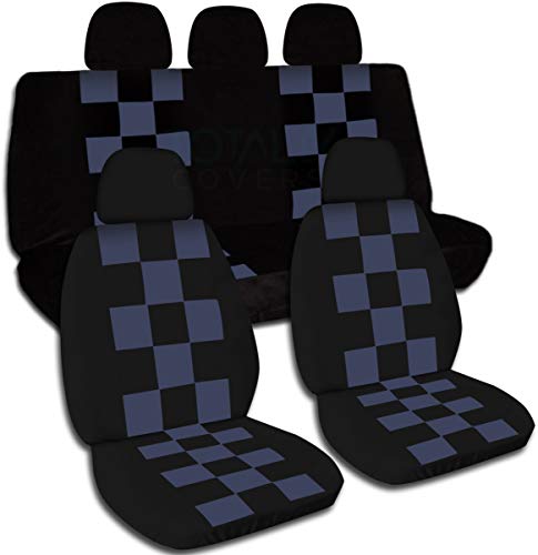 Black and Blue Gray Checkers