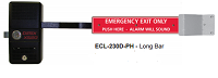 Detex ECL 230D Alarmed Deadbolt Panic Exit Device - High Security Door Lock for Commercial Buildings, Schools & Hospitals