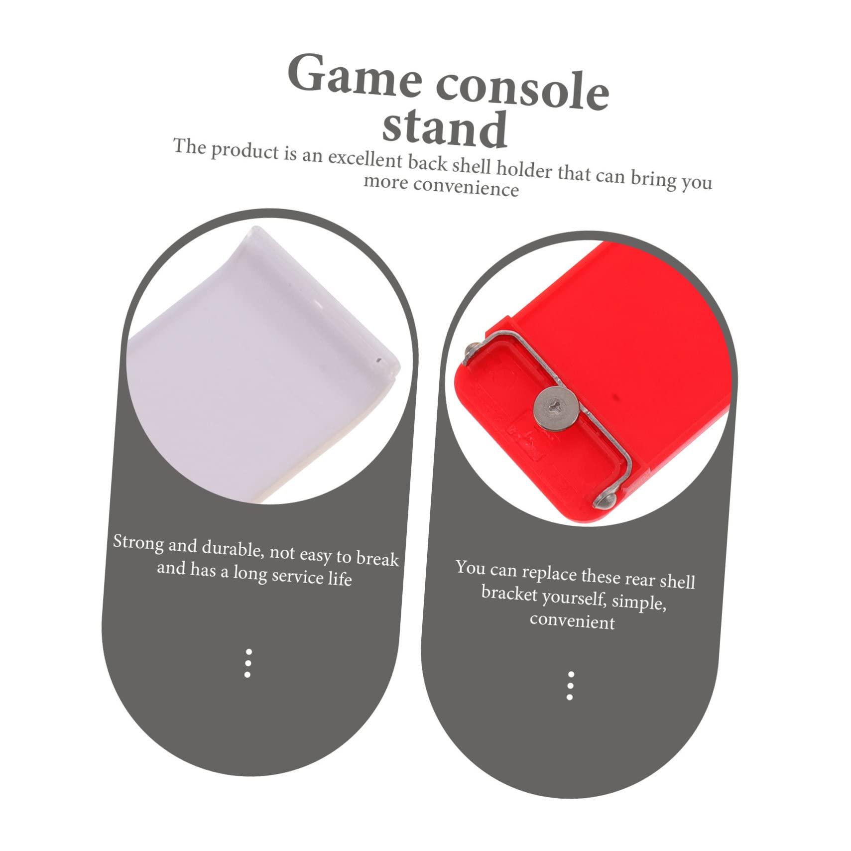 Parliky Controller Stand Replacement Kickstand for Gaming Console - ABS Material, Lightweight & Portable - Perfect for PS5, Xbox, Switch Accessories Organization & Charging Station