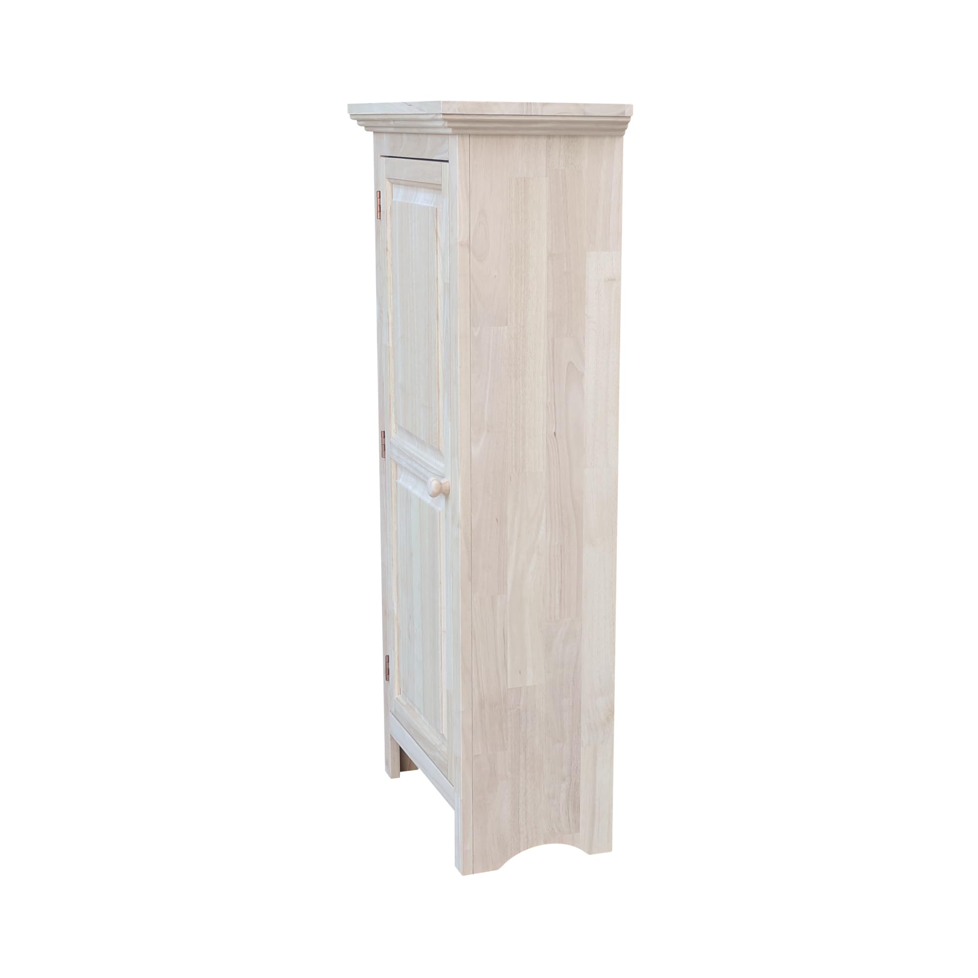 Single Jelly Cabinet - Solid Parawood Kitchen Pantry Storage (22.8