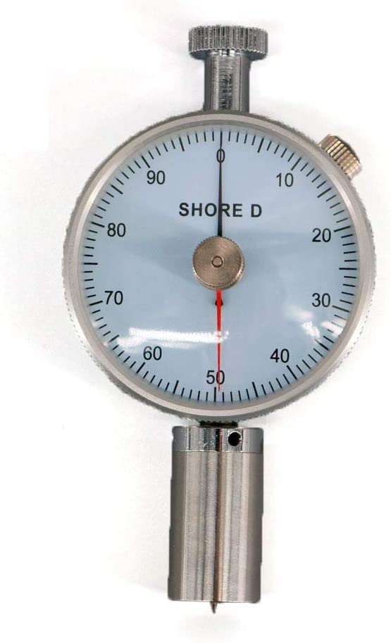 Professional Shore D Hardness Tester Meter - Digital Durometer 0-100HD with Dual Needle for Rubber, Plastic & Foam - Ideal for Quality Control in Manufacturing & Material Testing Labs
