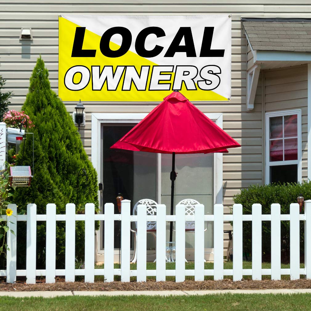 Durable 48x96 Inches Vinyl Banner with 8 Grommets - Weatherproof Outdoor Business Sign for Yard, Industrial & Local Owners (Multiple Sizes Available) - Perfect for Storefronts, Events & Construction Sites