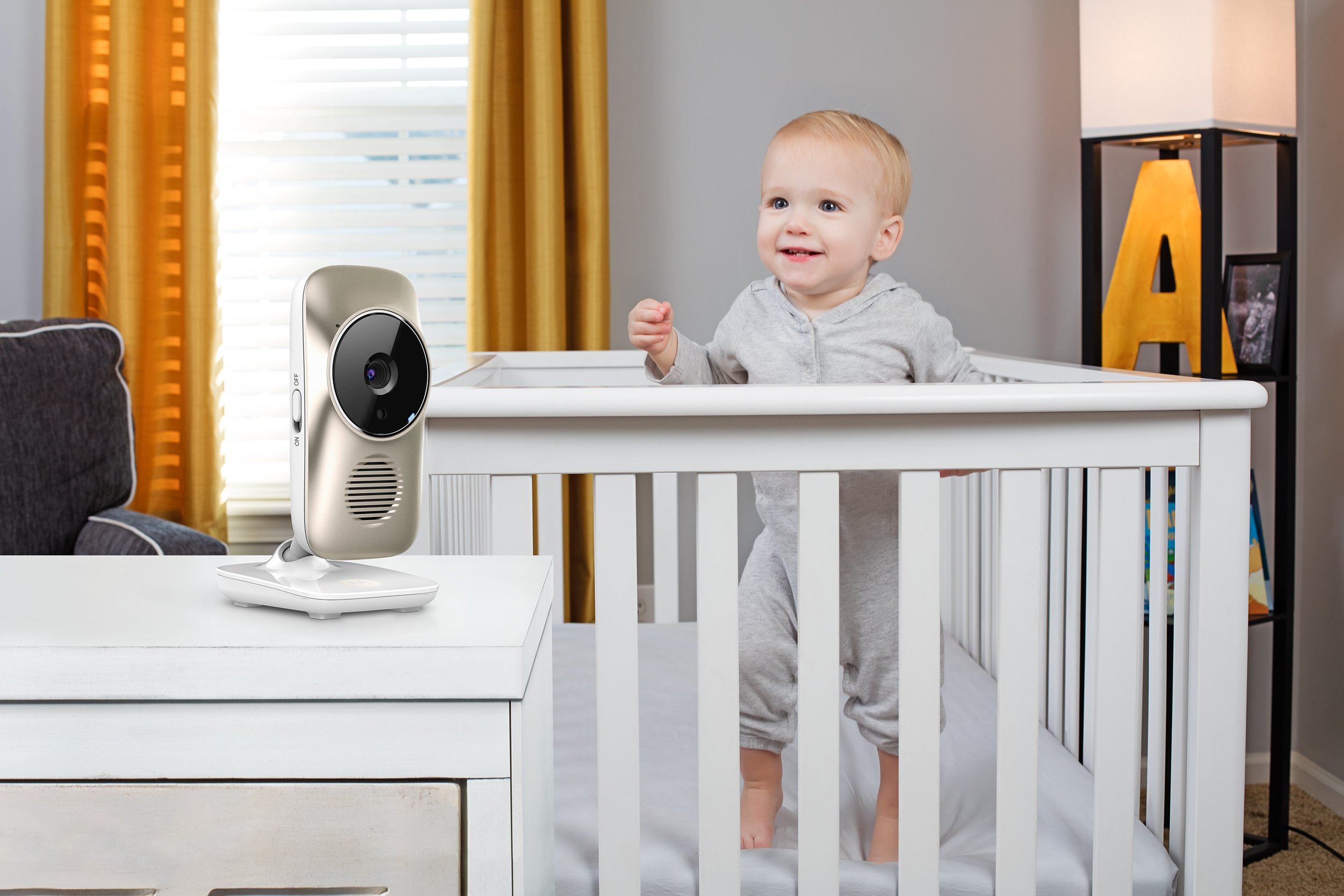 Motorola Wi-Fi Baby Monitor MBP845-2Connect for Home Security